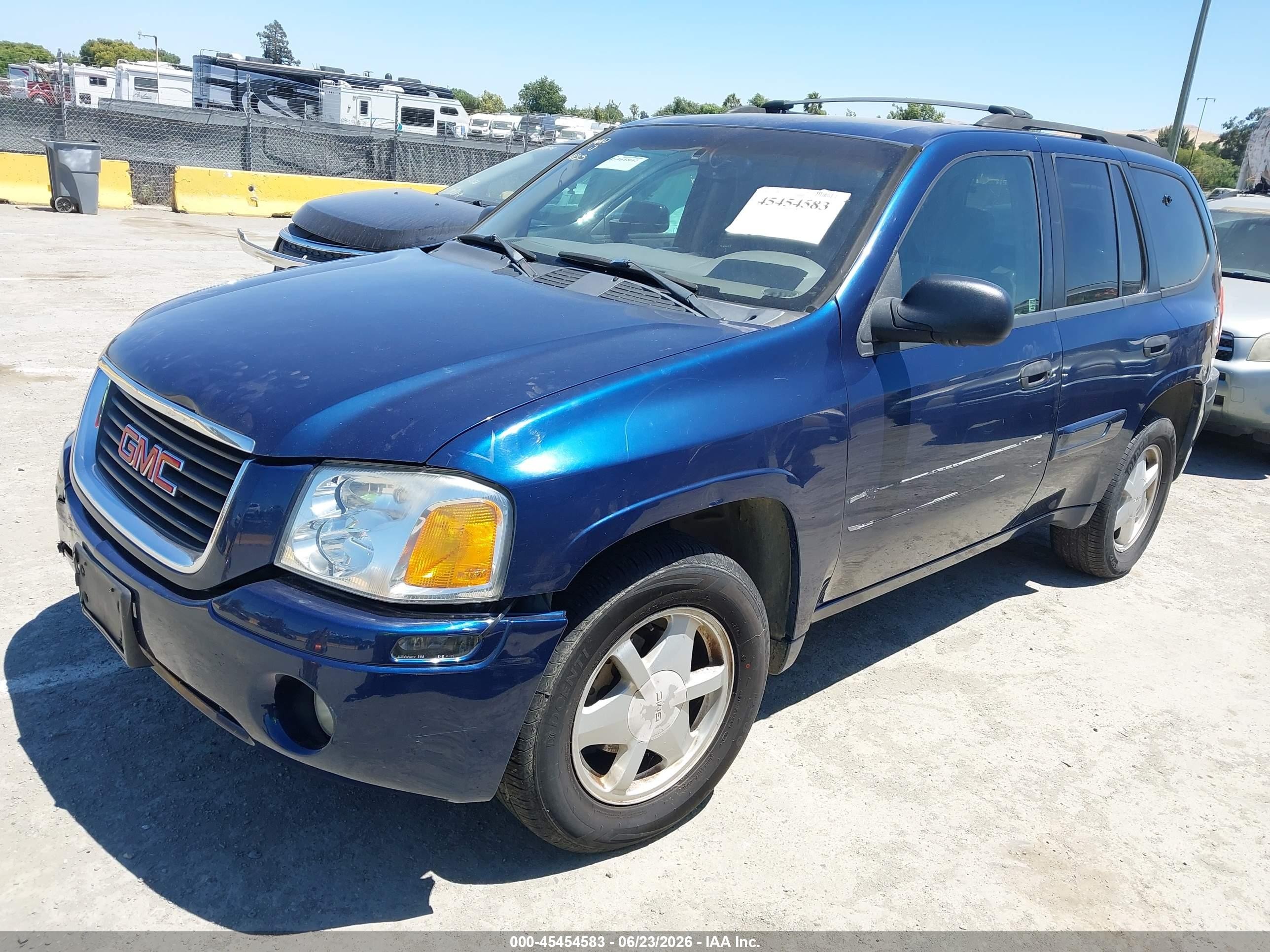2002 Gmc Envoy Sle Blue vin: 1GKDT13S222451616