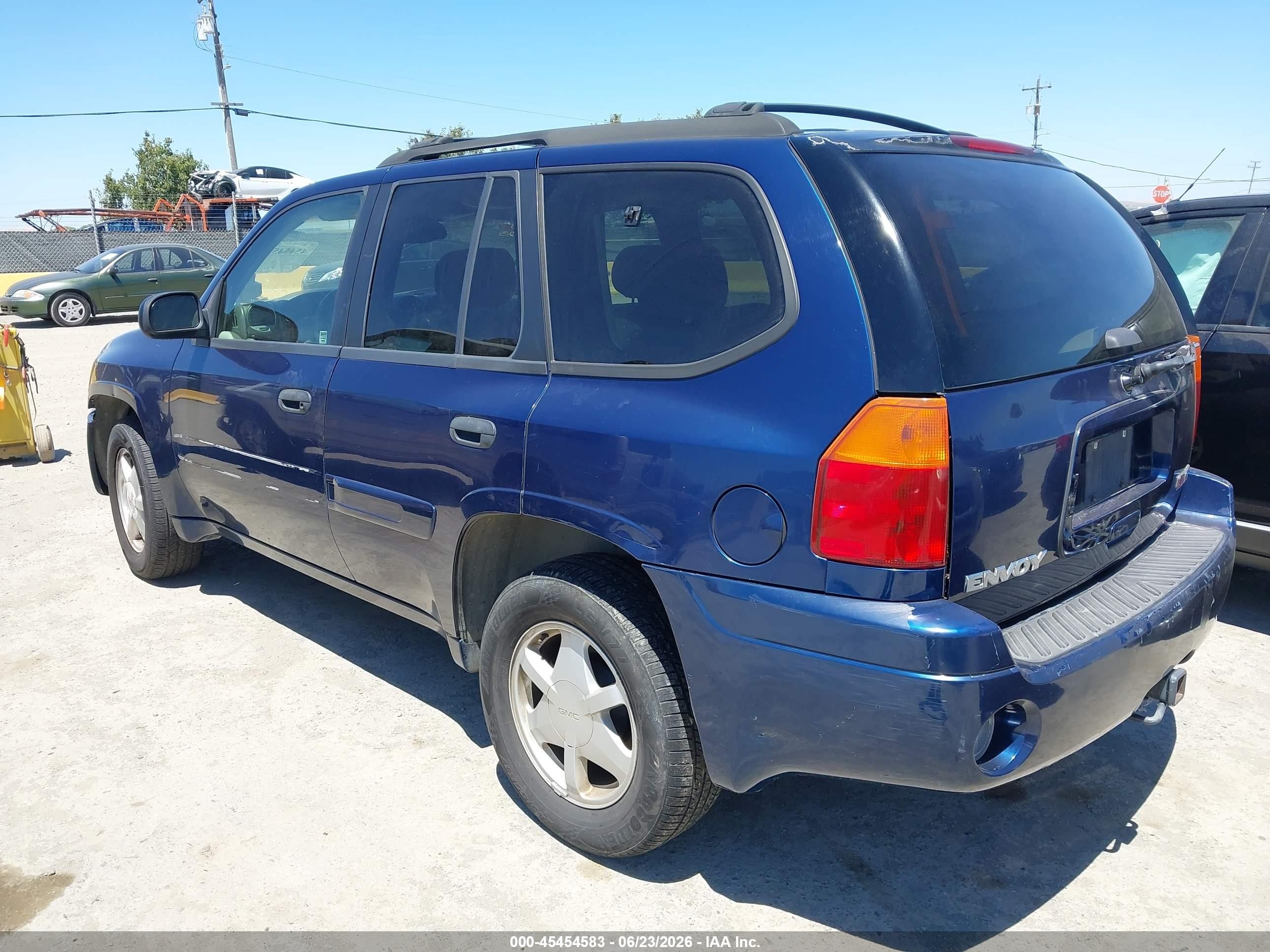 2002 Gmc Envoy Sle Blue vin: 1GKDT13S222451616