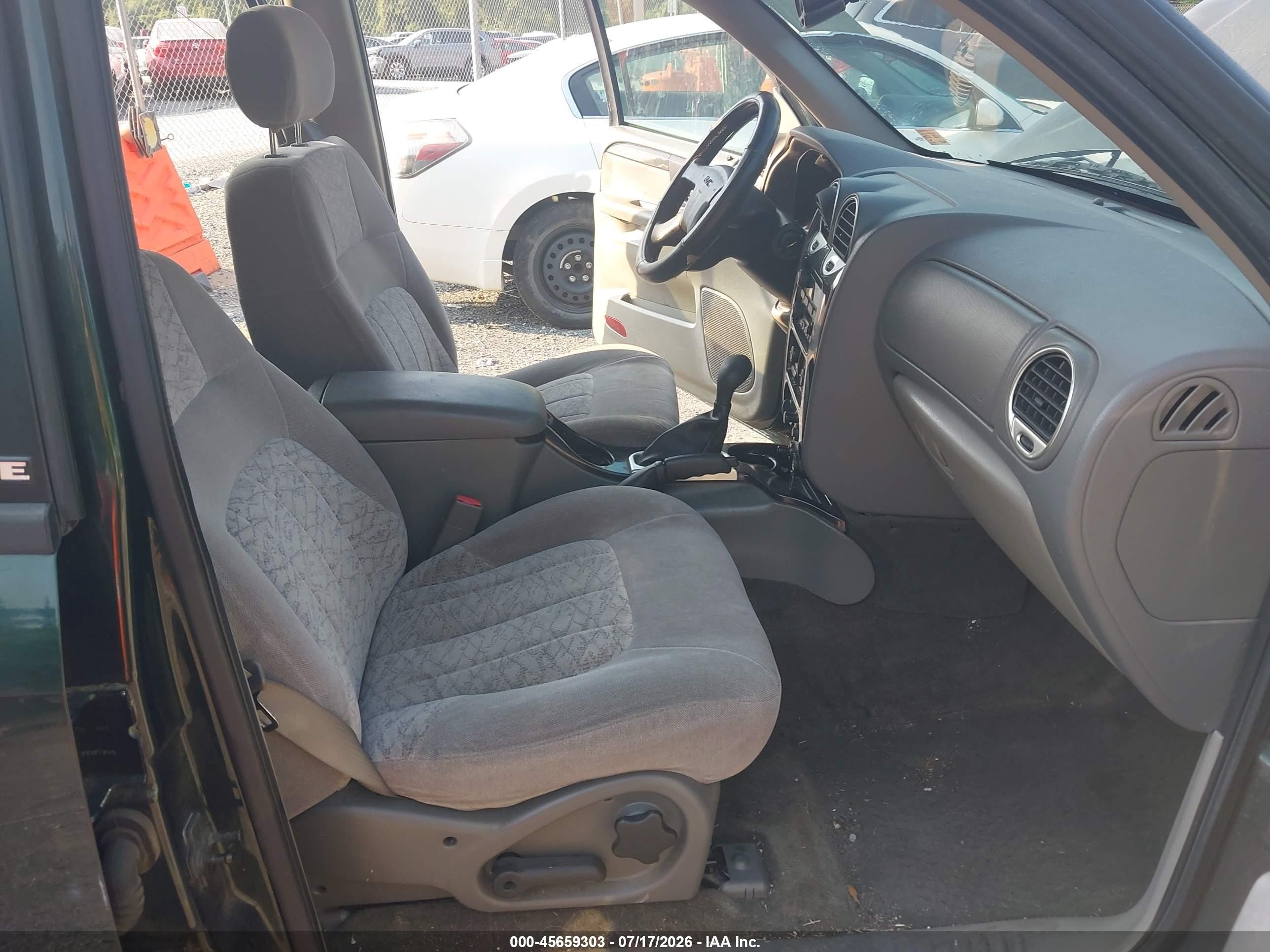 2003 Gmc Envoy Sle Green vin: 1GKDT13S232278049