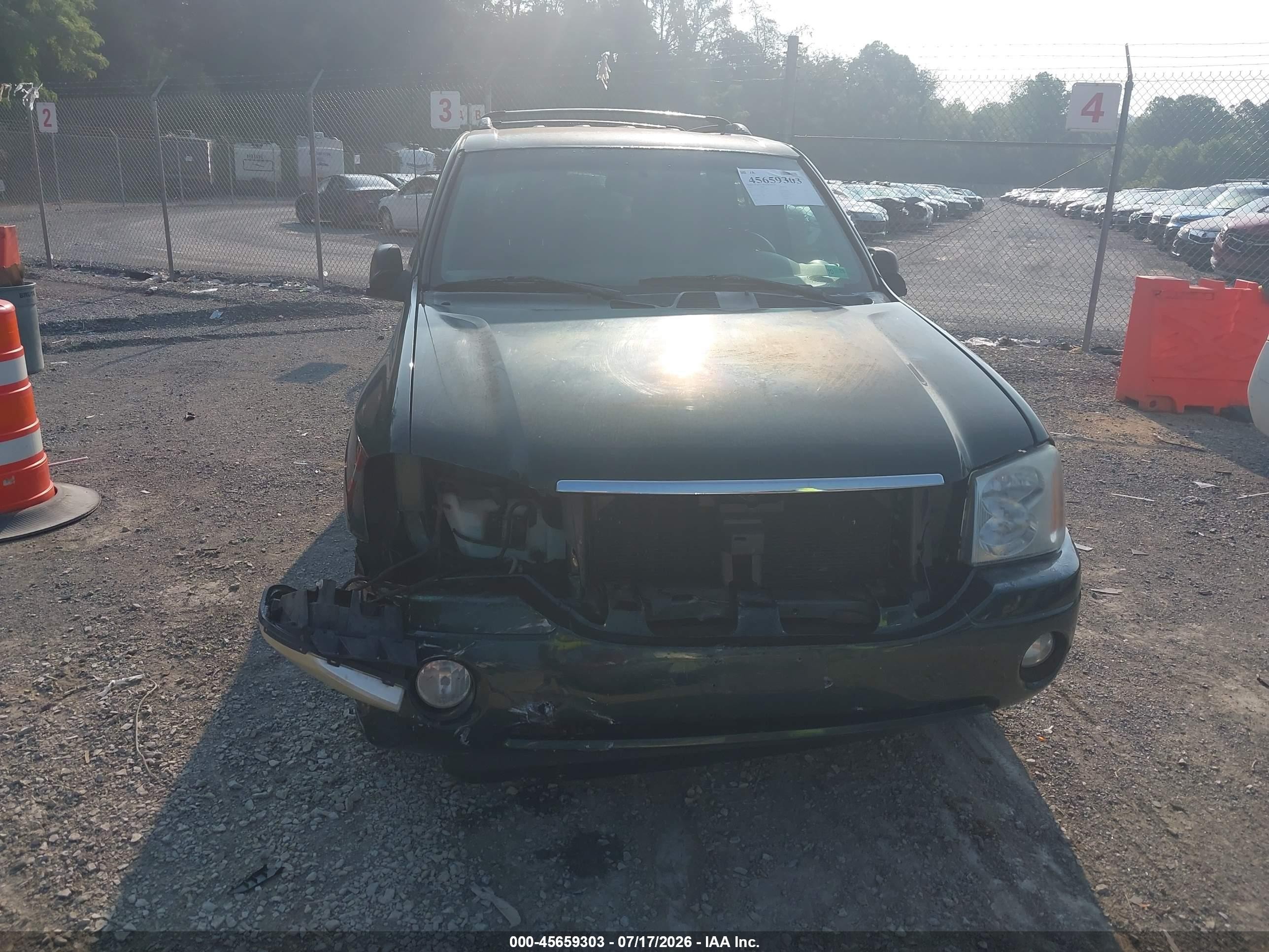 2003 Gmc Envoy Sle Green vin: 1GKDT13S232278049