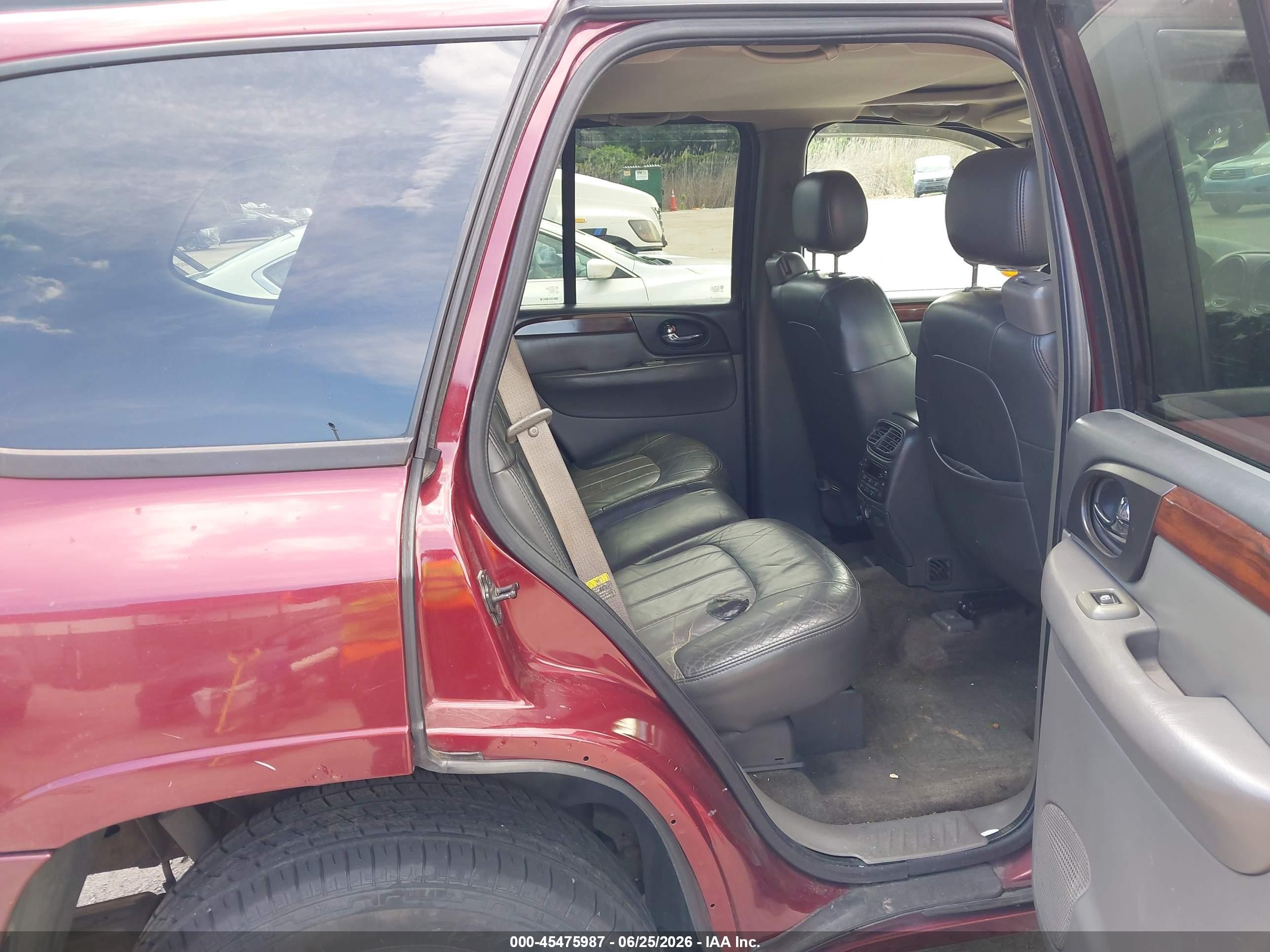2003 Gmc Envoy Slt Burgundy vin: 1GKDT13S232348424