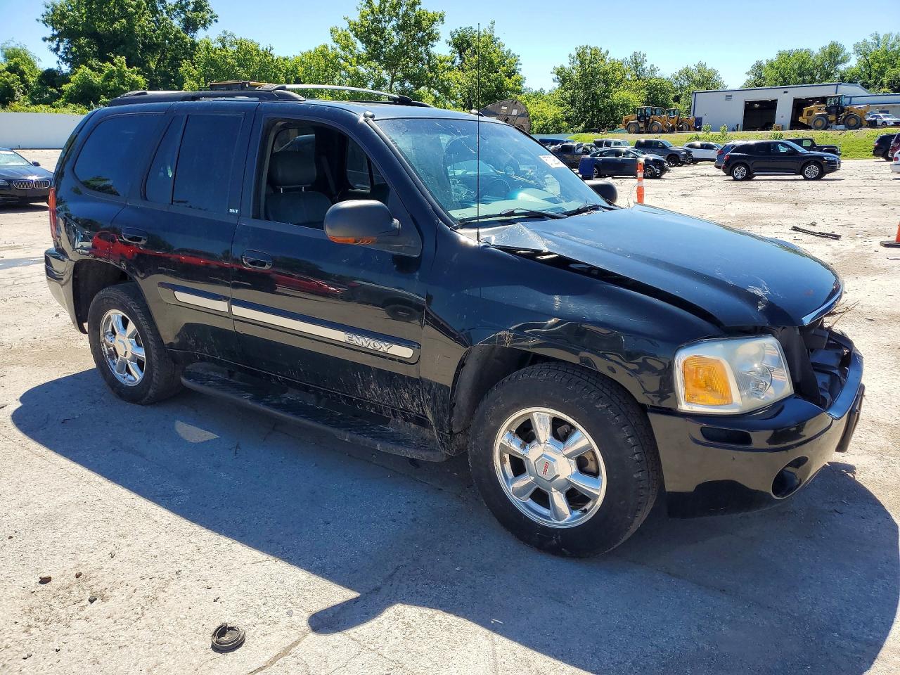 2004 Gmc Envoy Black vin: 1GKDT13S242100286