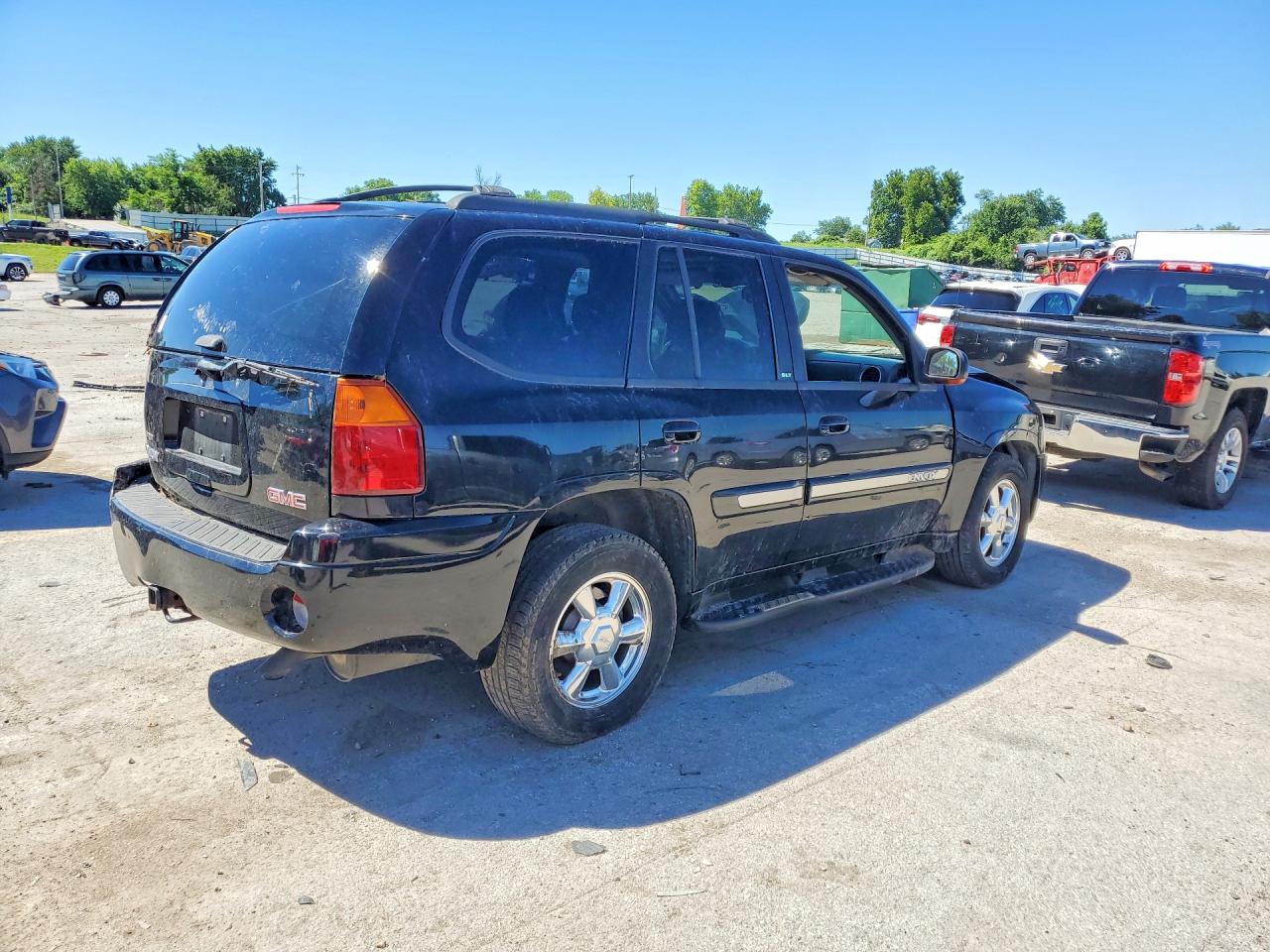 2004 Gmc Envoy Black vin: 1GKDT13S242100286