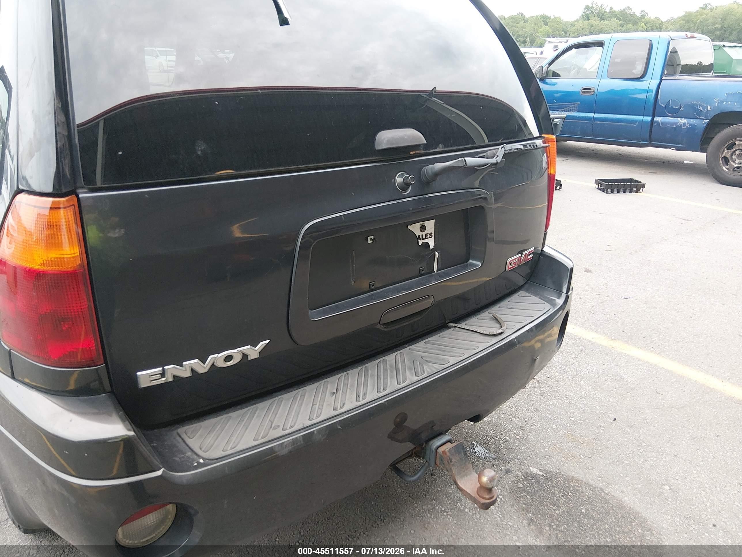 2004 Gmc Envoy Sle Black vin: 1GKDT13S242213641