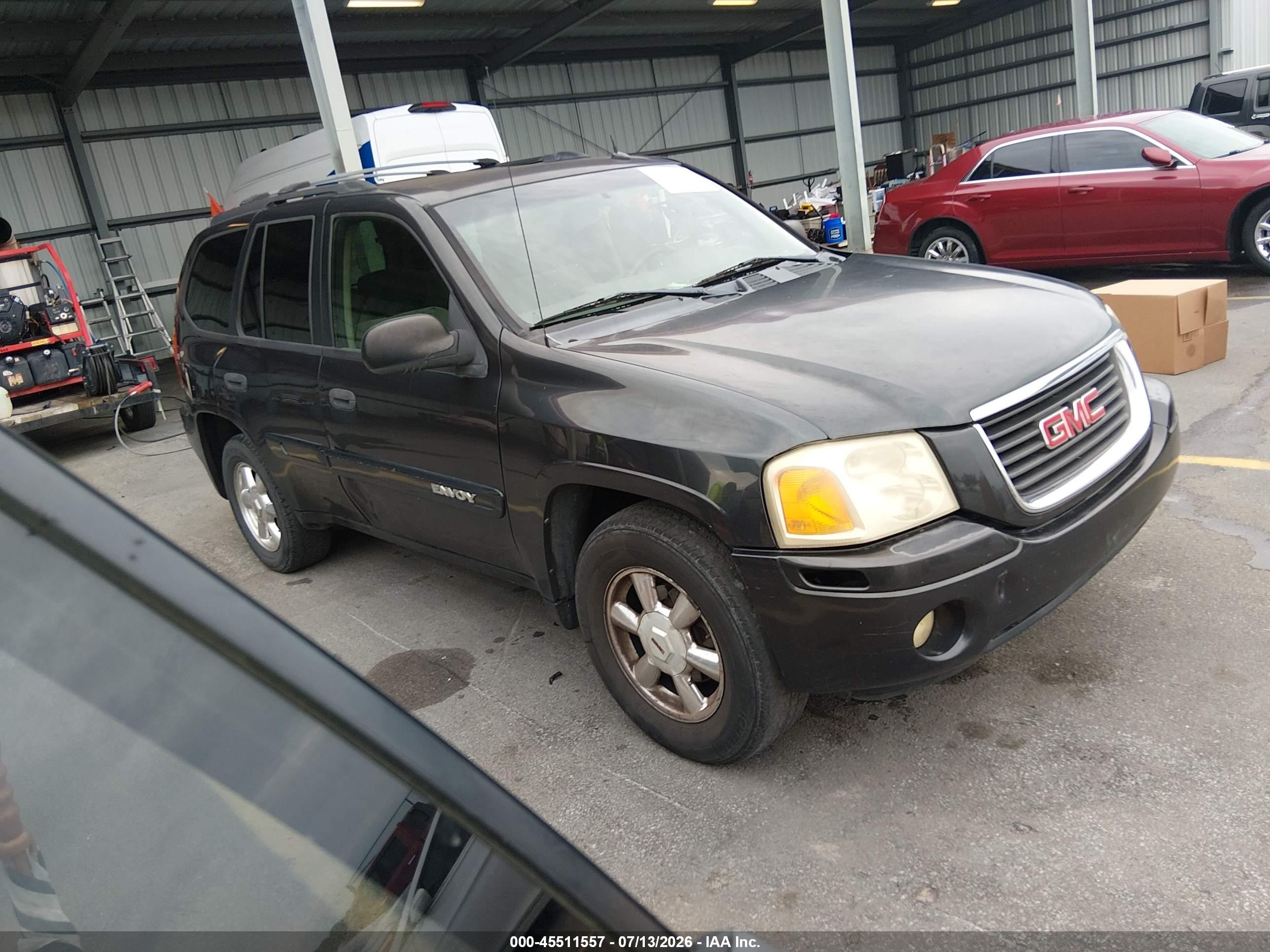 2004 Gmc Envoy Sle Черный vin: 1GKDT13S242213641