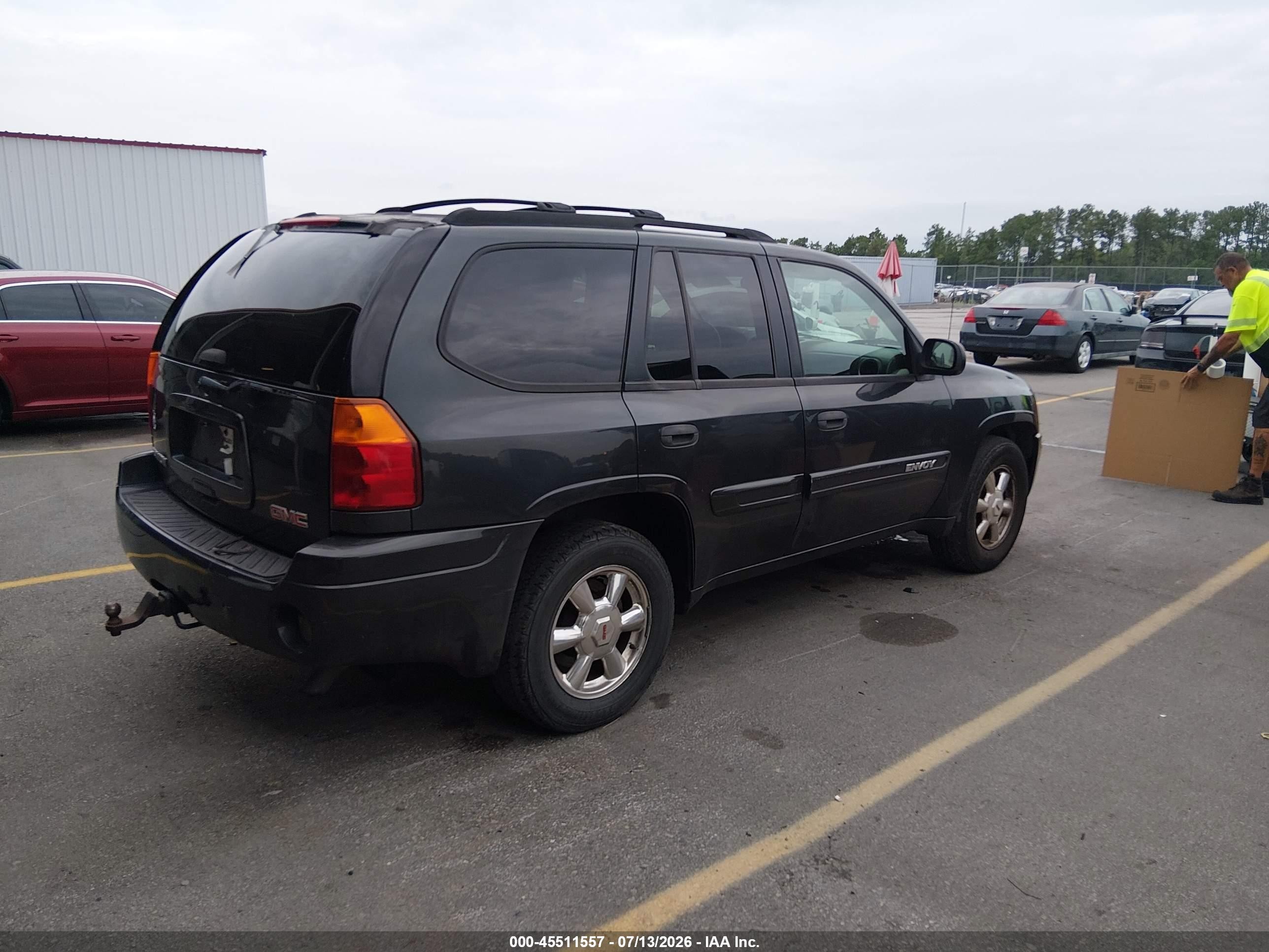 2004 Gmc Envoy Sle Black vin: 1GKDT13S242213641