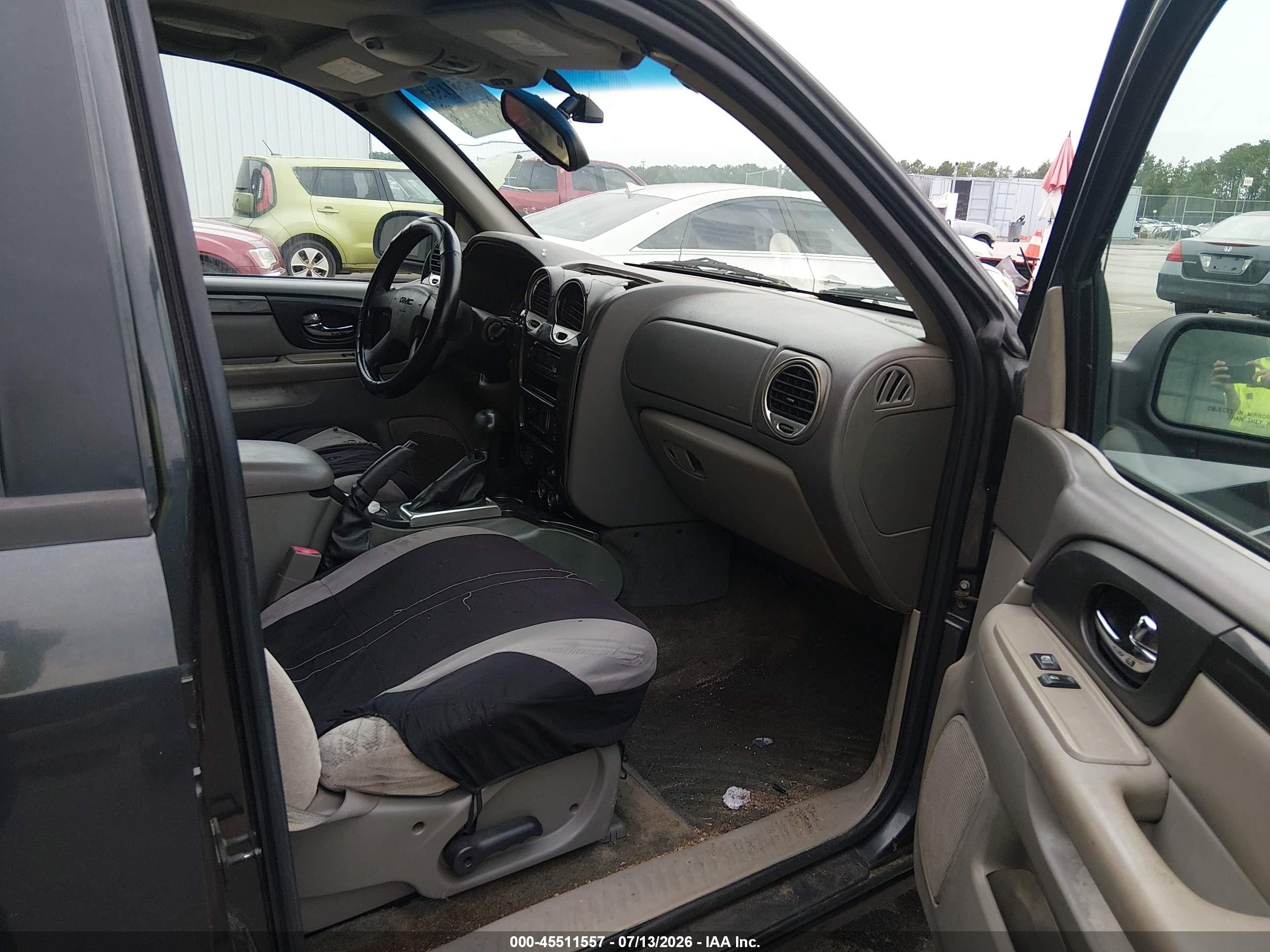 2004 Gmc Envoy Sle Black vin: 1GKDT13S242213641