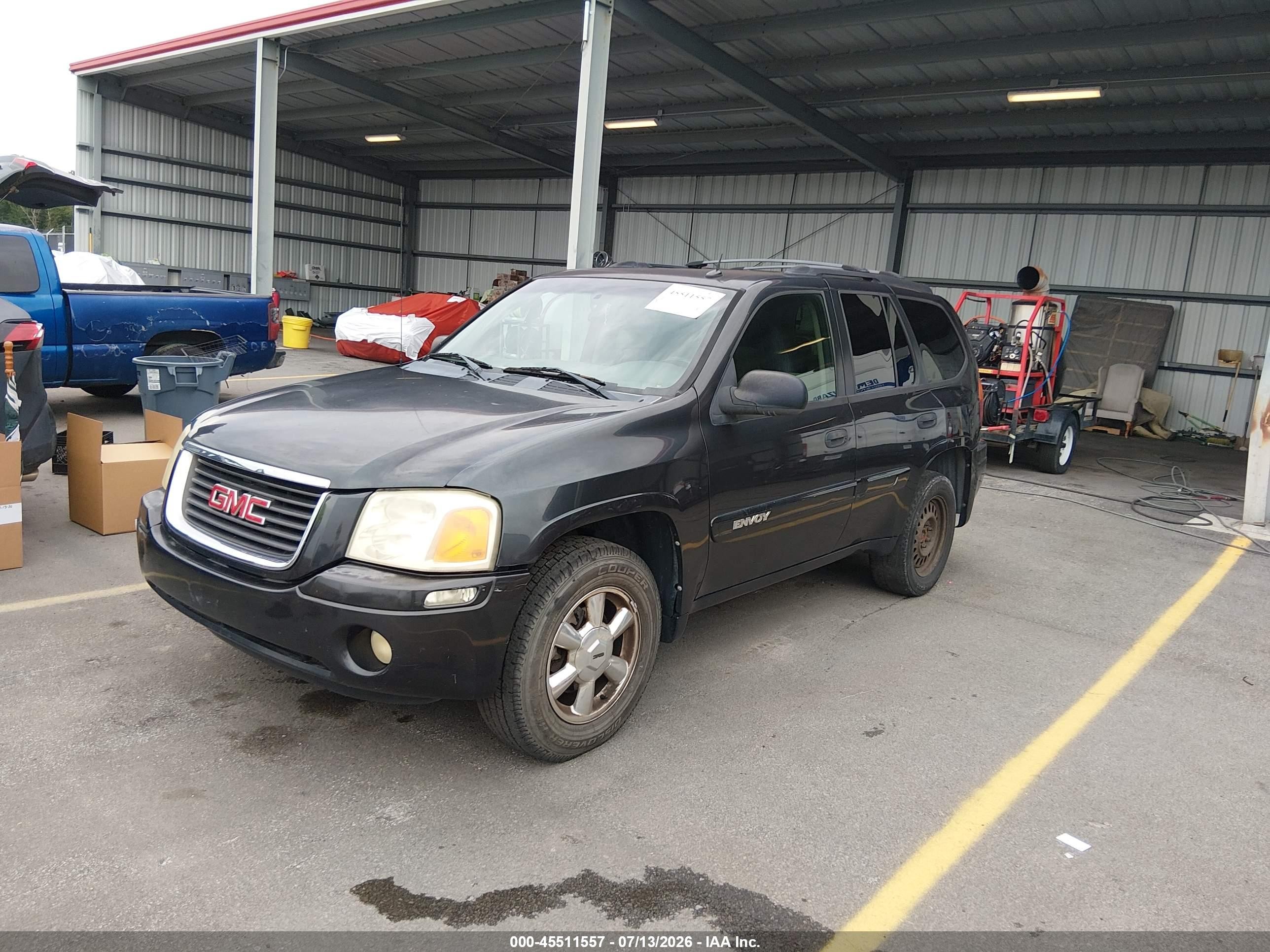 2004 Gmc Envoy Sle Black vin: 1GKDT13S242213641