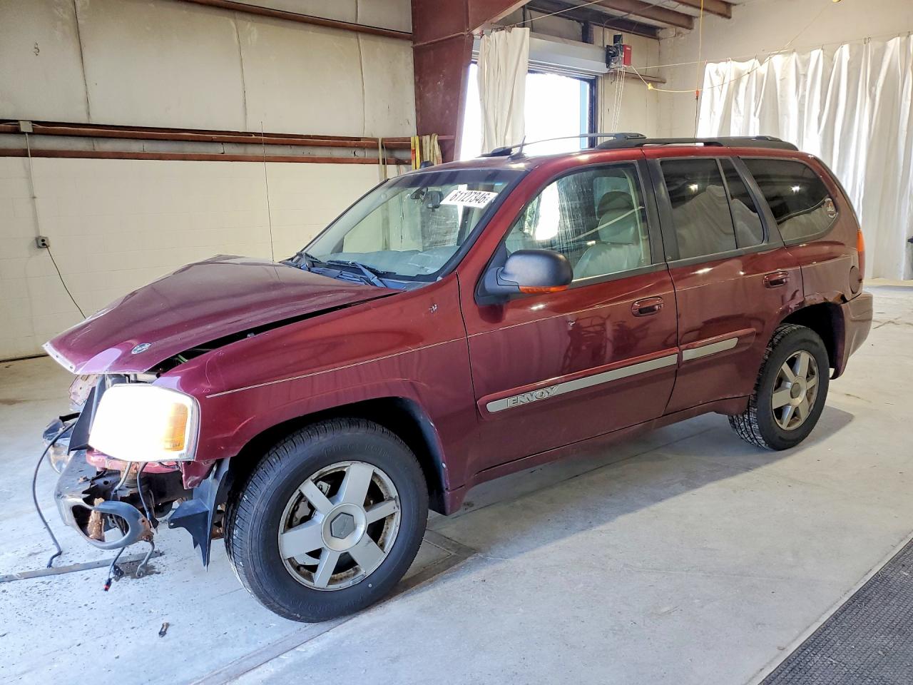 2005 Gmc Envoy Burgundy vin: 1GKDT13S252182179
