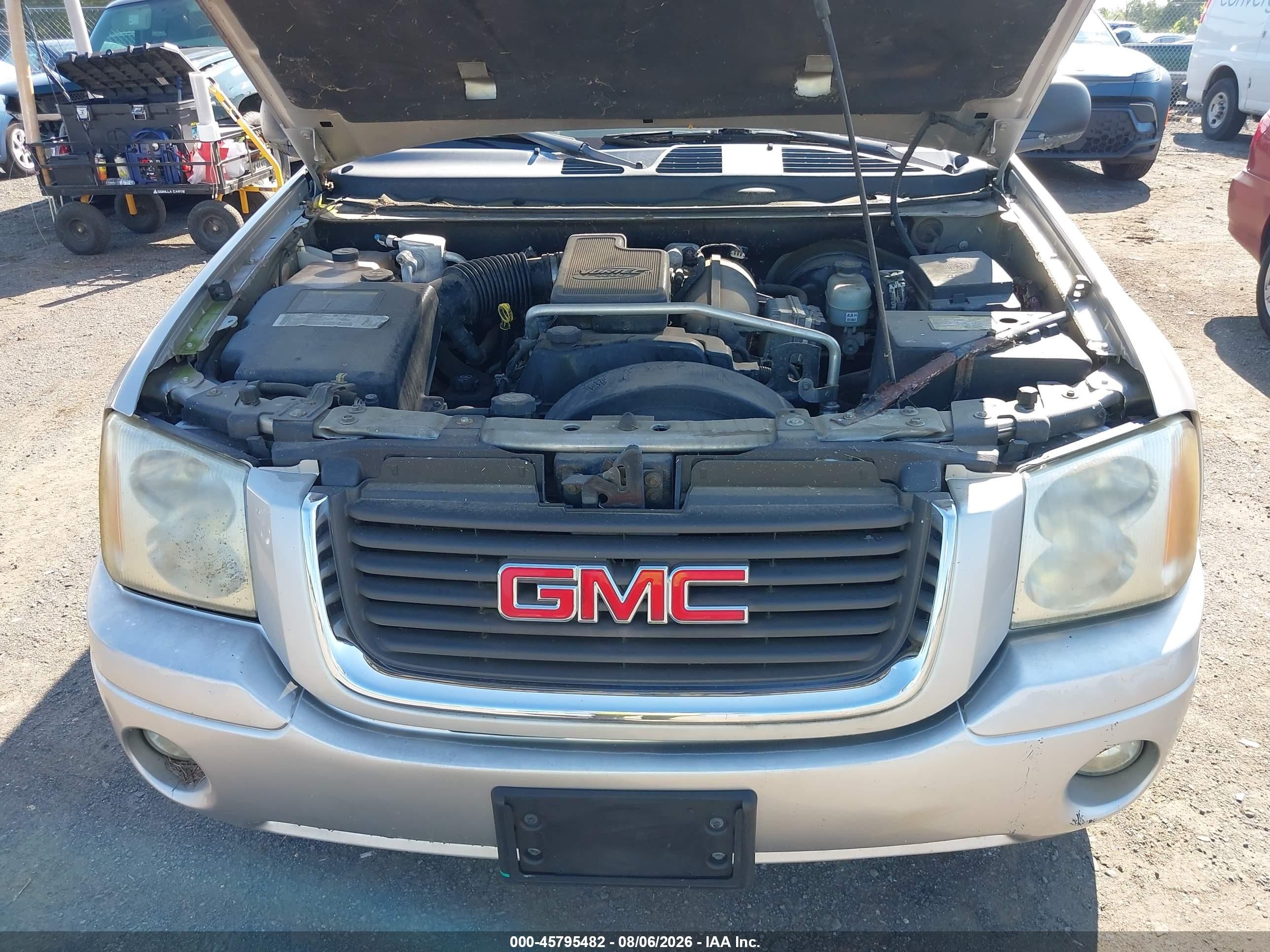 2005 Gmc Envoy Sle Silver vin: 1GKDT13S252208666