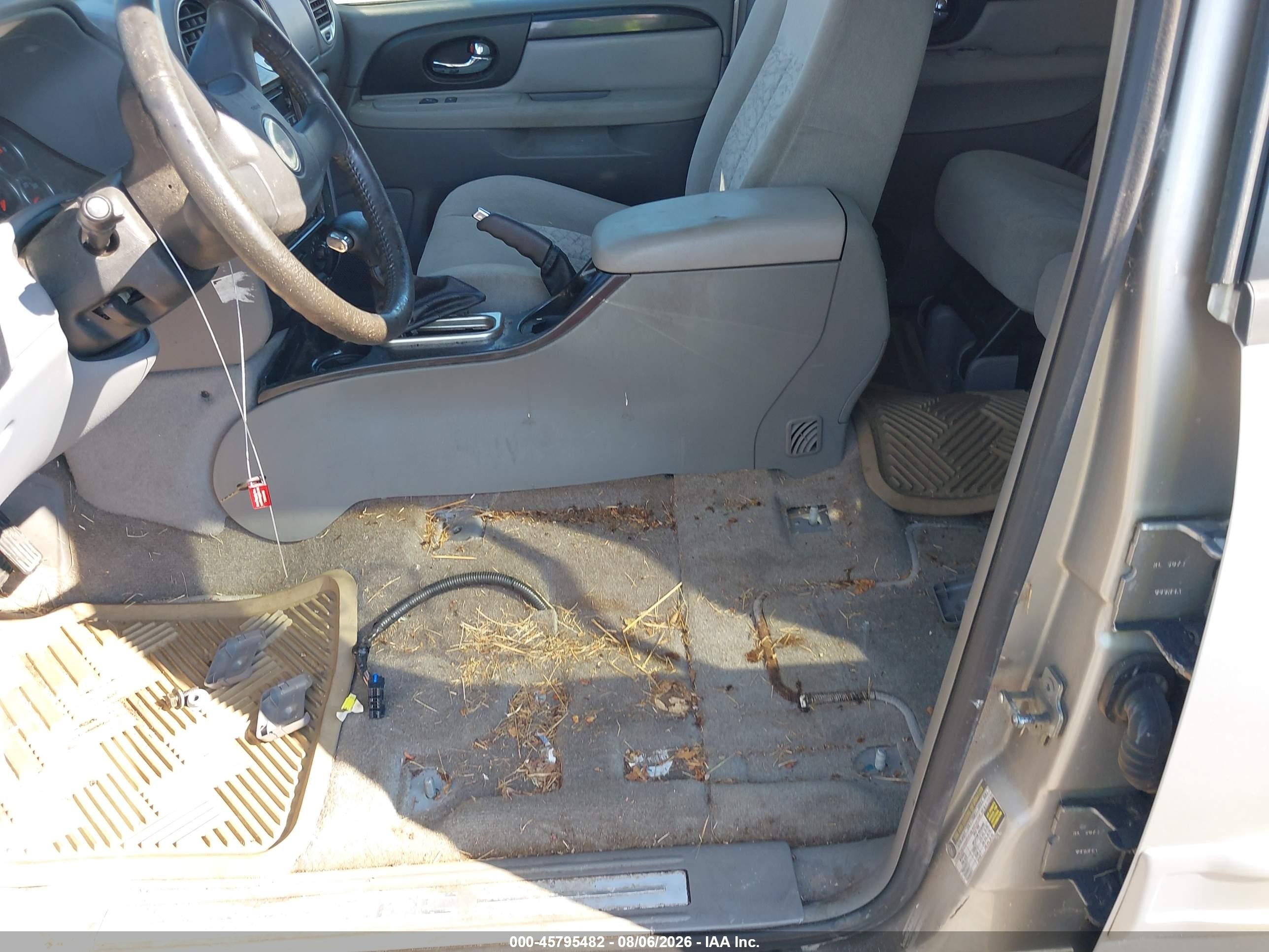 2005 Gmc Envoy Sle Silver vin: 1GKDT13S252208666