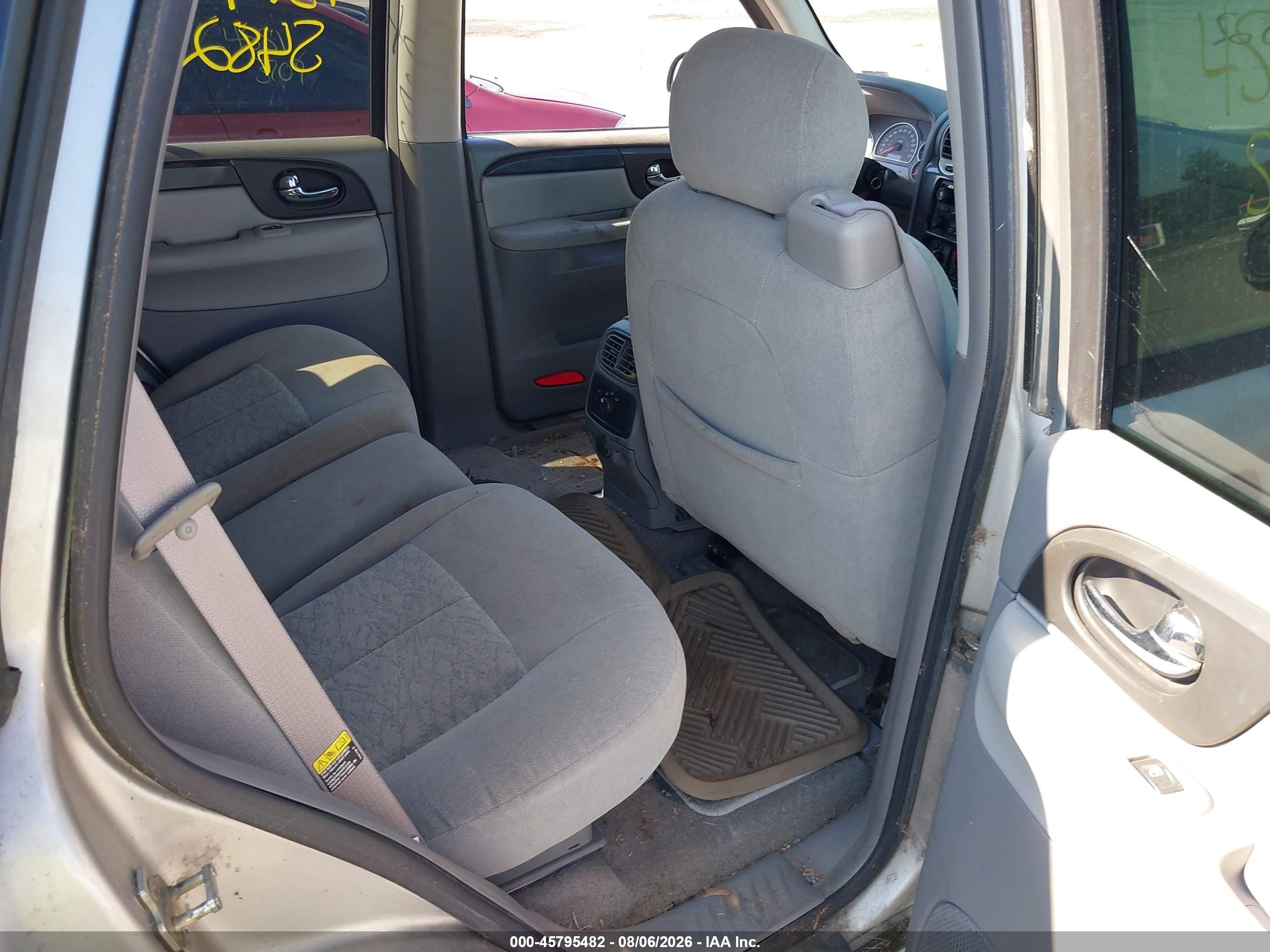 2005 Gmc Envoy Sle Silver vin: 1GKDT13S252208666