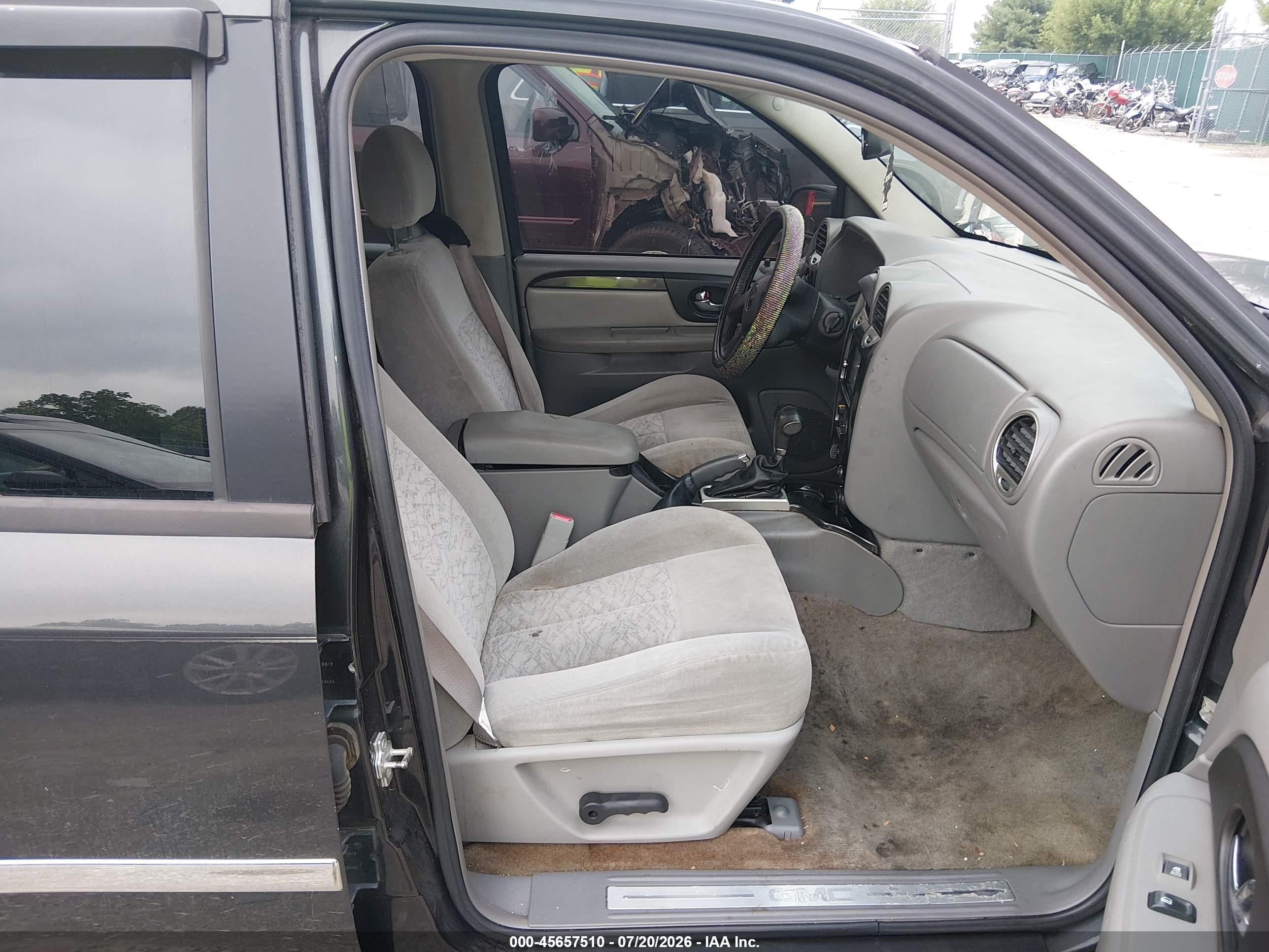 2006 Gmc Envoy Sle Gray vin: 1GKDT13S262247193