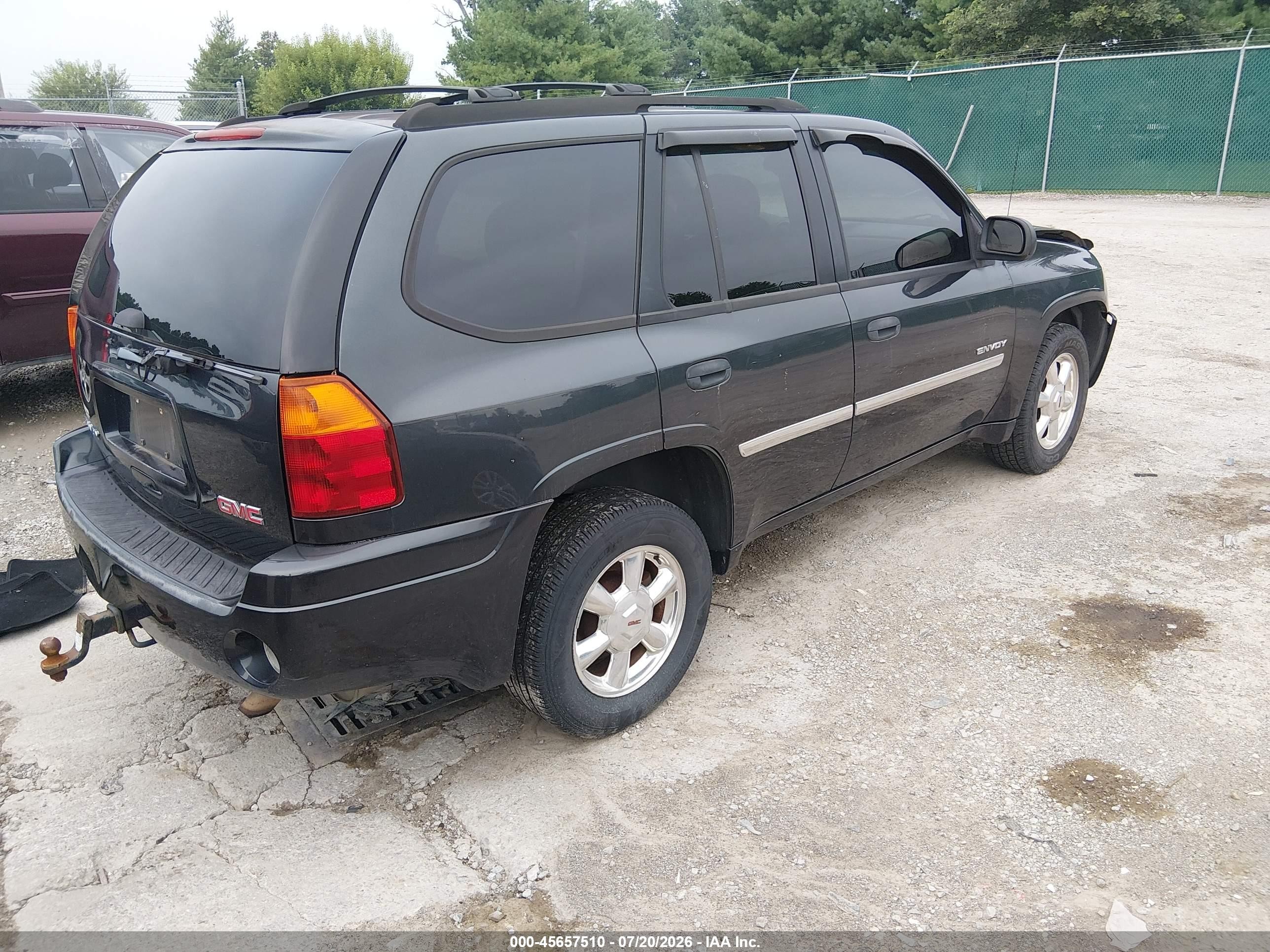 2006 Gmc Envoy Sle Gray vin: 1GKDT13S262247193