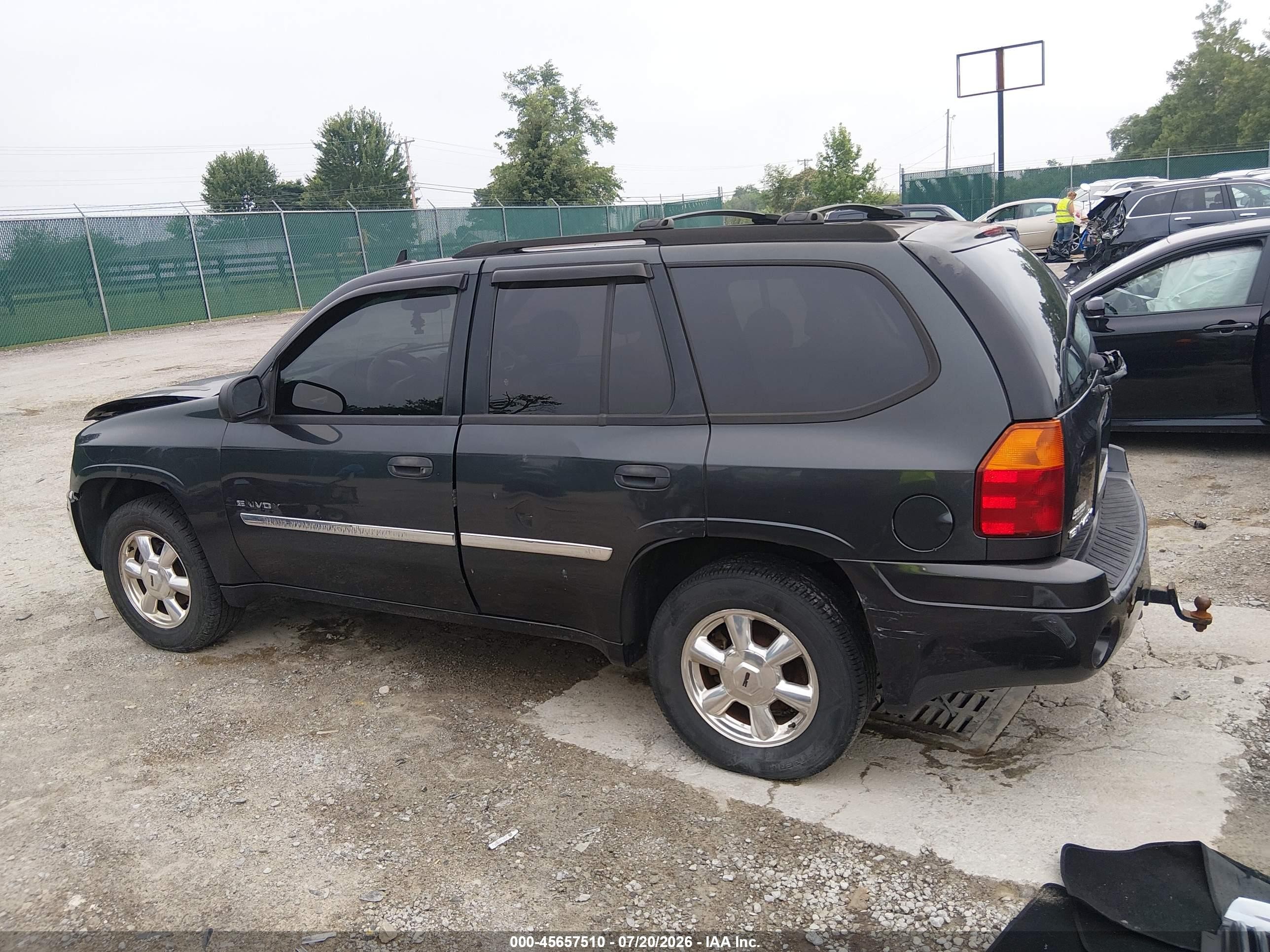2006 Gmc Envoy Sle Gray vin: 1GKDT13S262247193