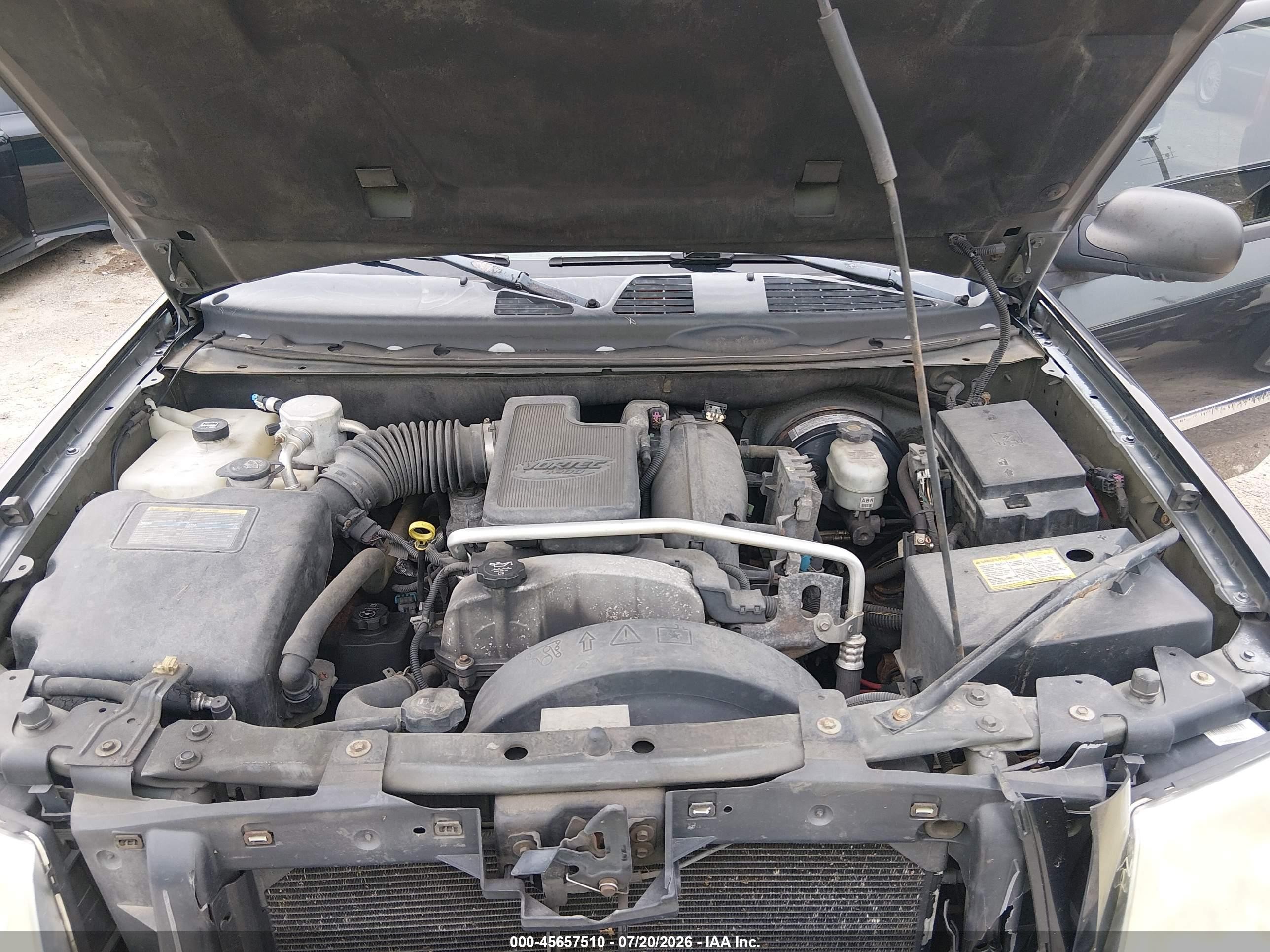 2006 Gmc Envoy Sle Gray vin: 1GKDT13S262247193