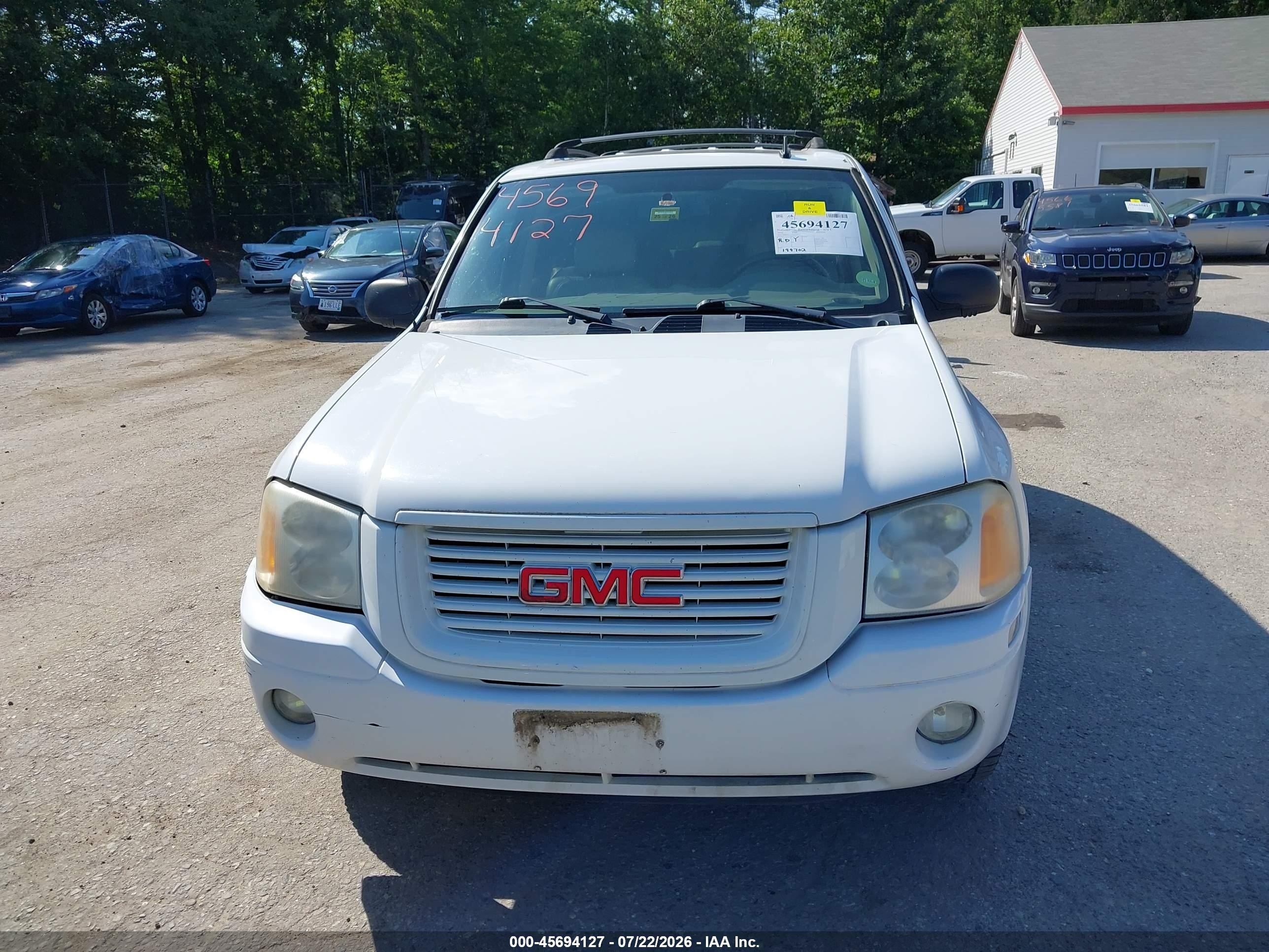 2006 Gmc Envoy Sle White vin: 1GKDT13S262360870