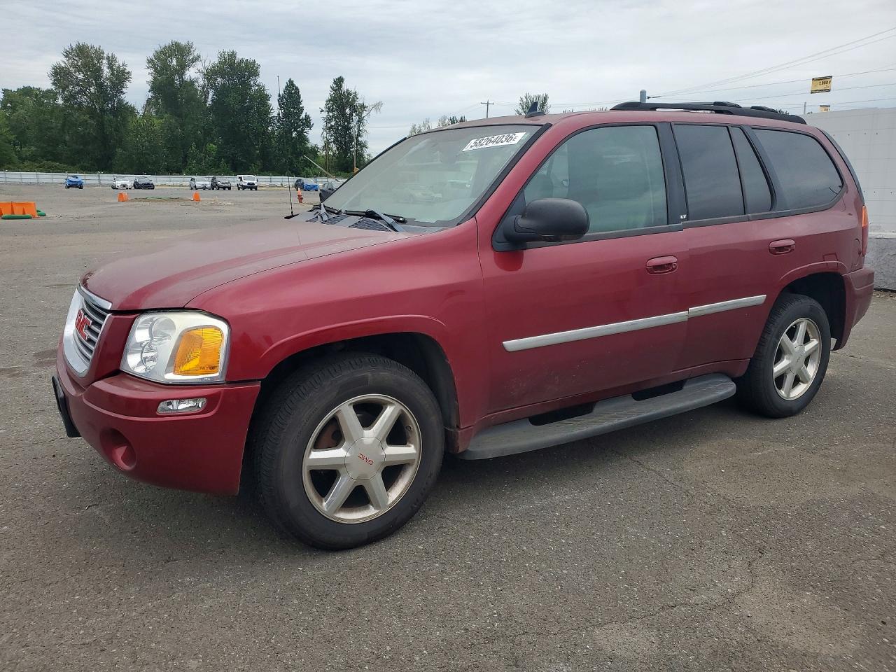 2007 Gmc Envoy Burgundy vin: 1GKDT13S272158709