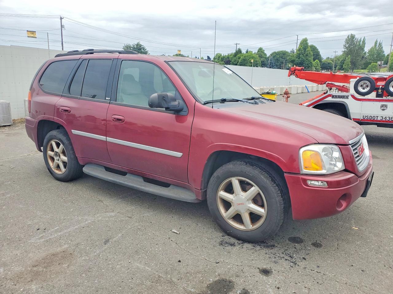 2007 Gmc Envoy Burgundy vin: 1GKDT13S272158709