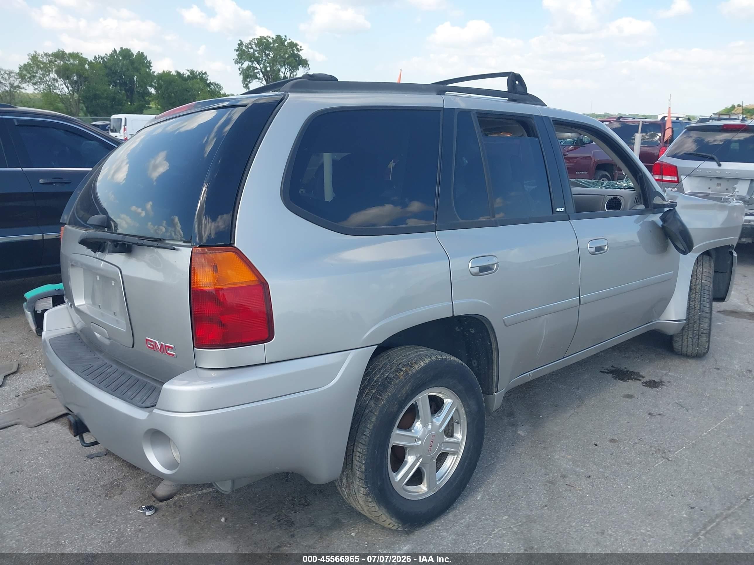 2007 Gmc Envoy Slt Silver vin: 1GKDT13S272234879
