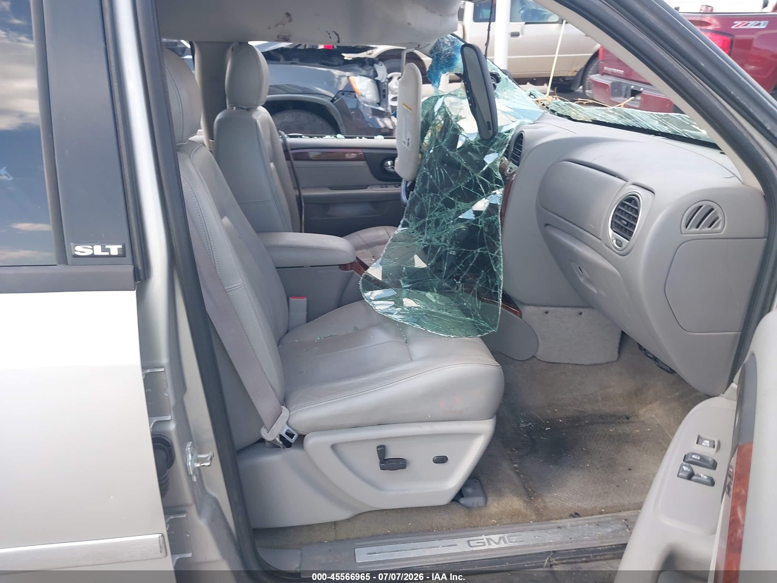 2007 Gmc Envoy Slt Silver vin: 1GKDT13S272234879