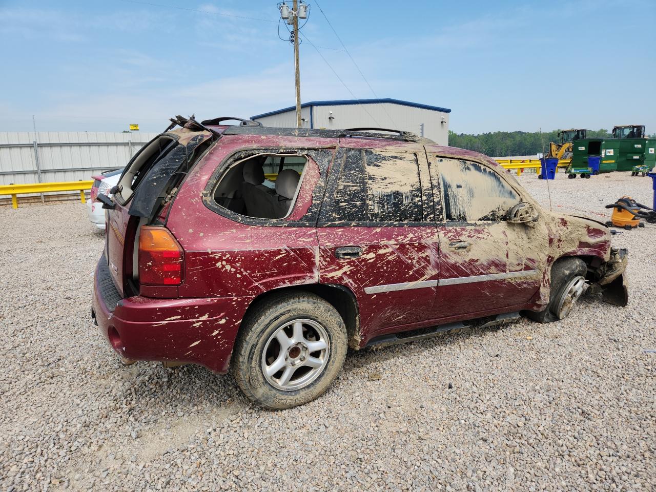 2007 Gmc Envoy Burgundy vin: 1GKDT13S272263198