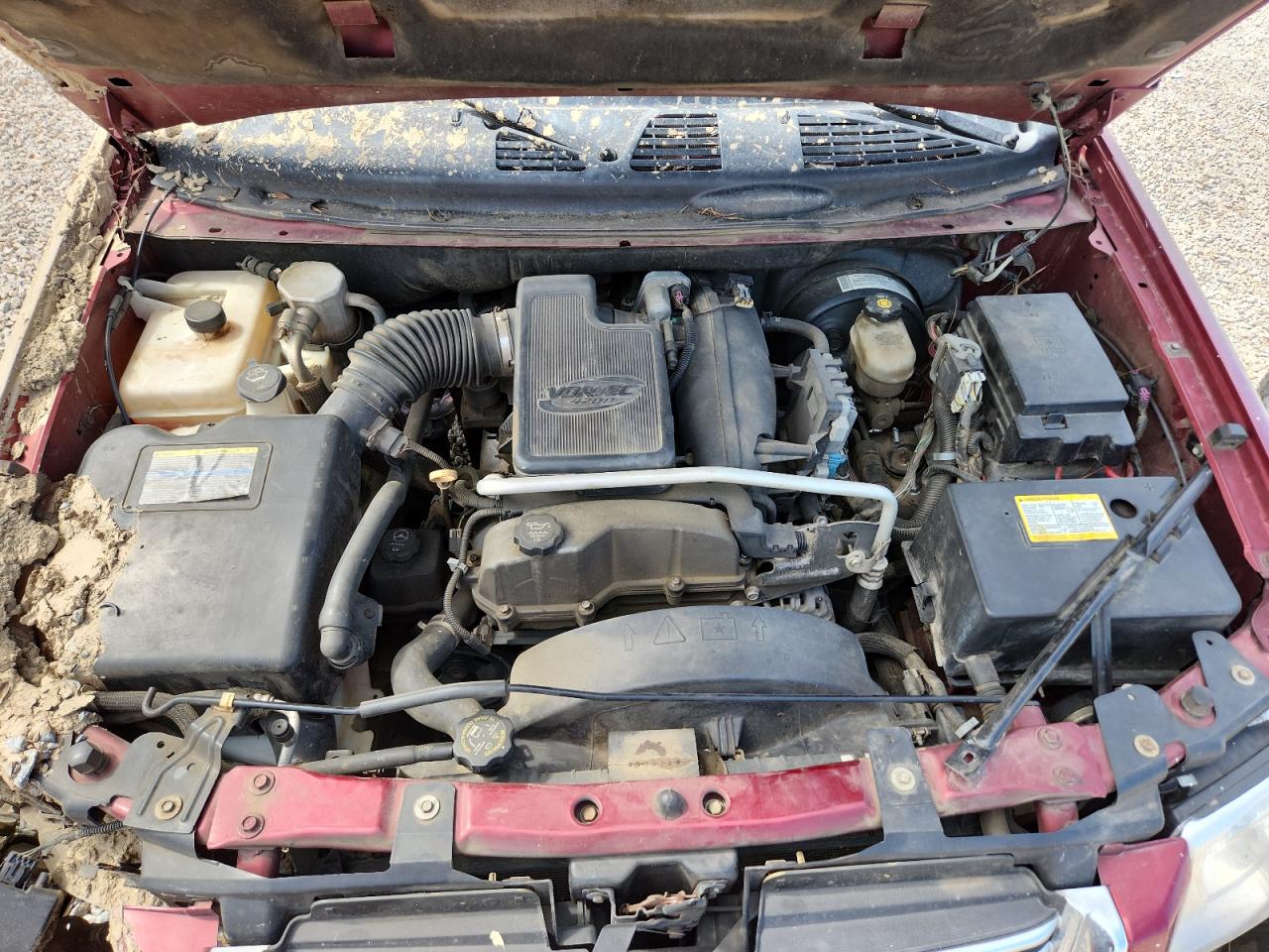 2007 Gmc Envoy Burgundy vin: 1GKDT13S272263198