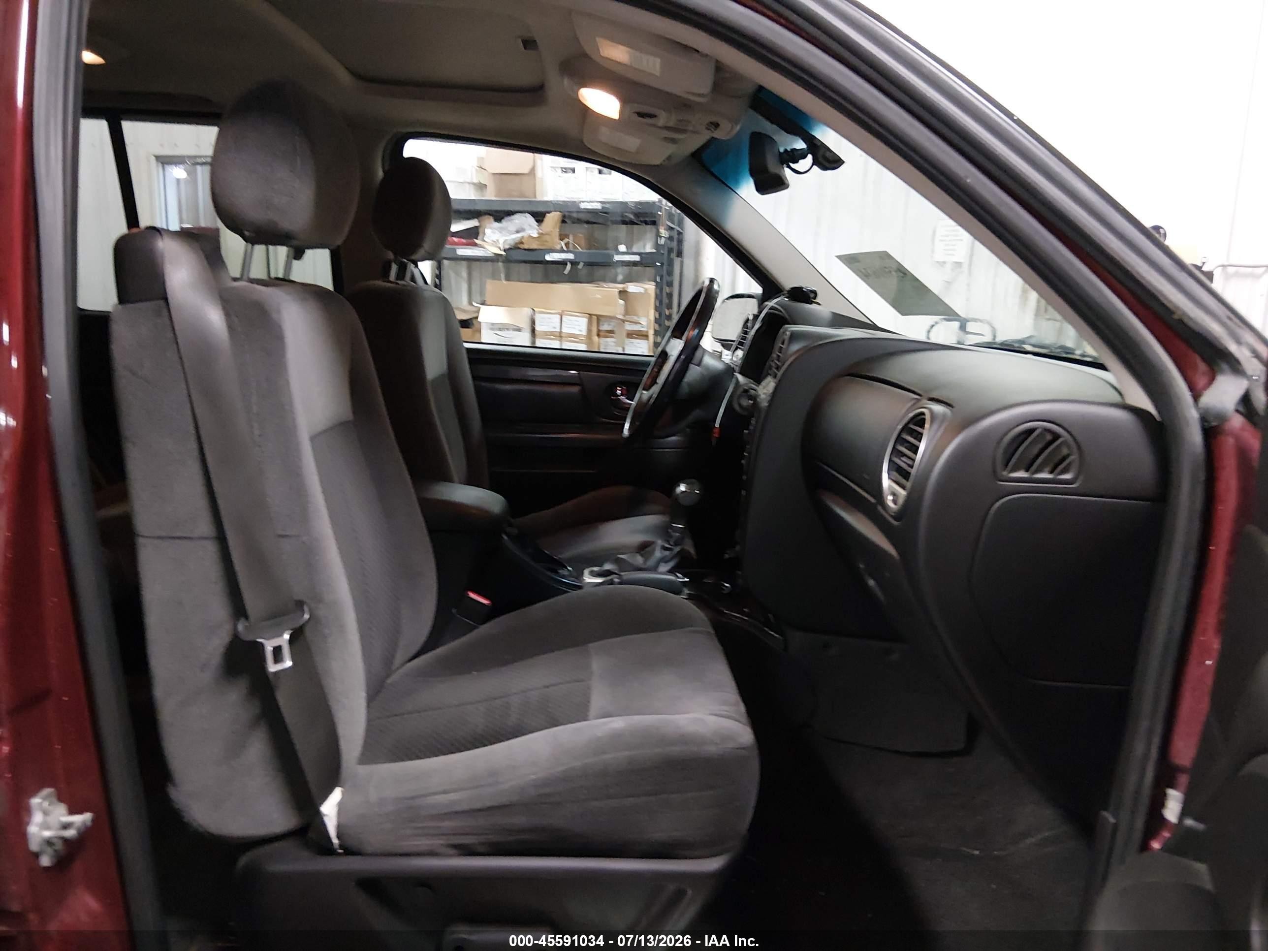 2007 Gmc Envoy Sle Commercial Maroon vin: 1GKDT13S272298758