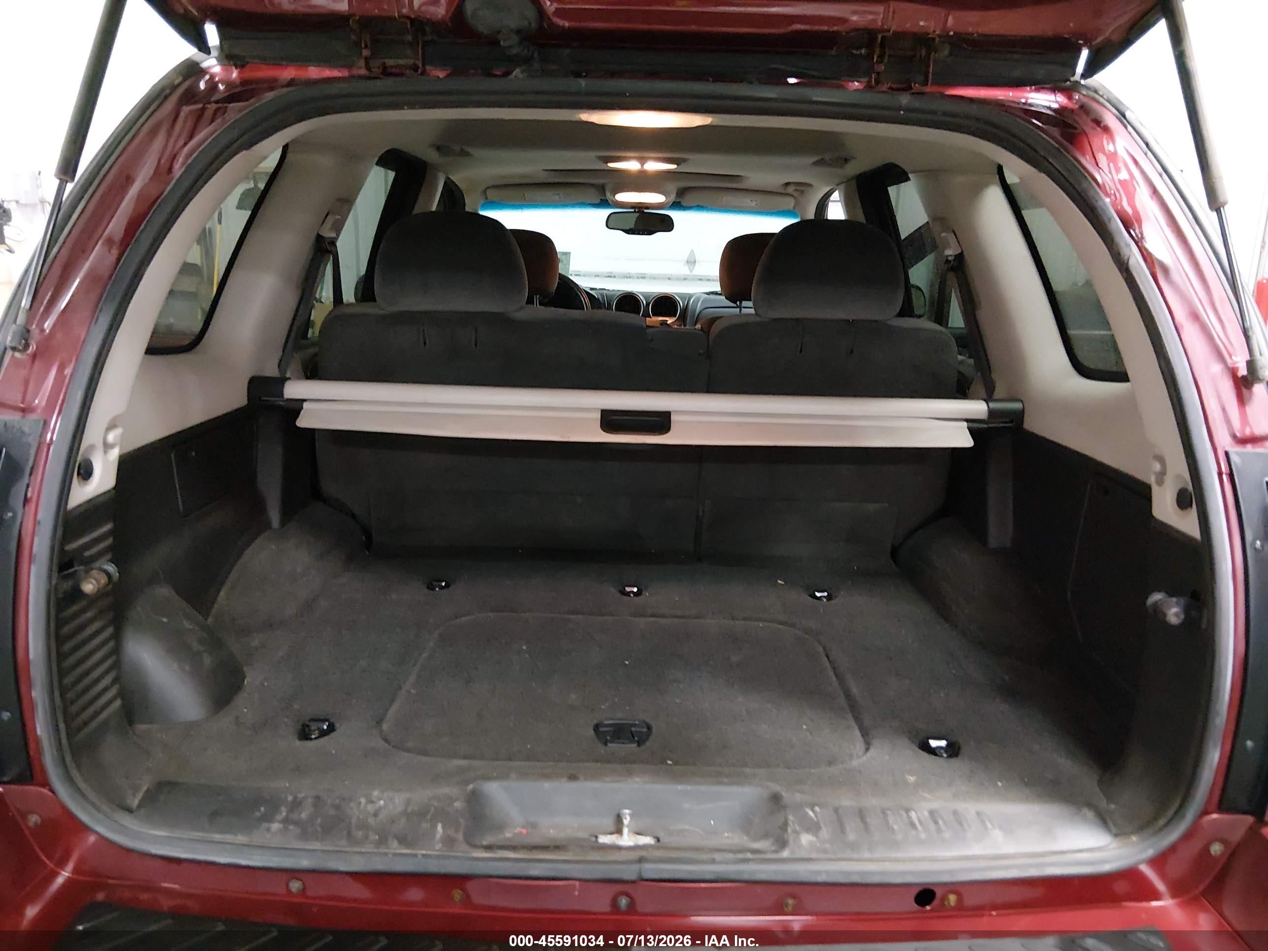 2007 Gmc Envoy Sle Commercial Maroon vin: 1GKDT13S272298758