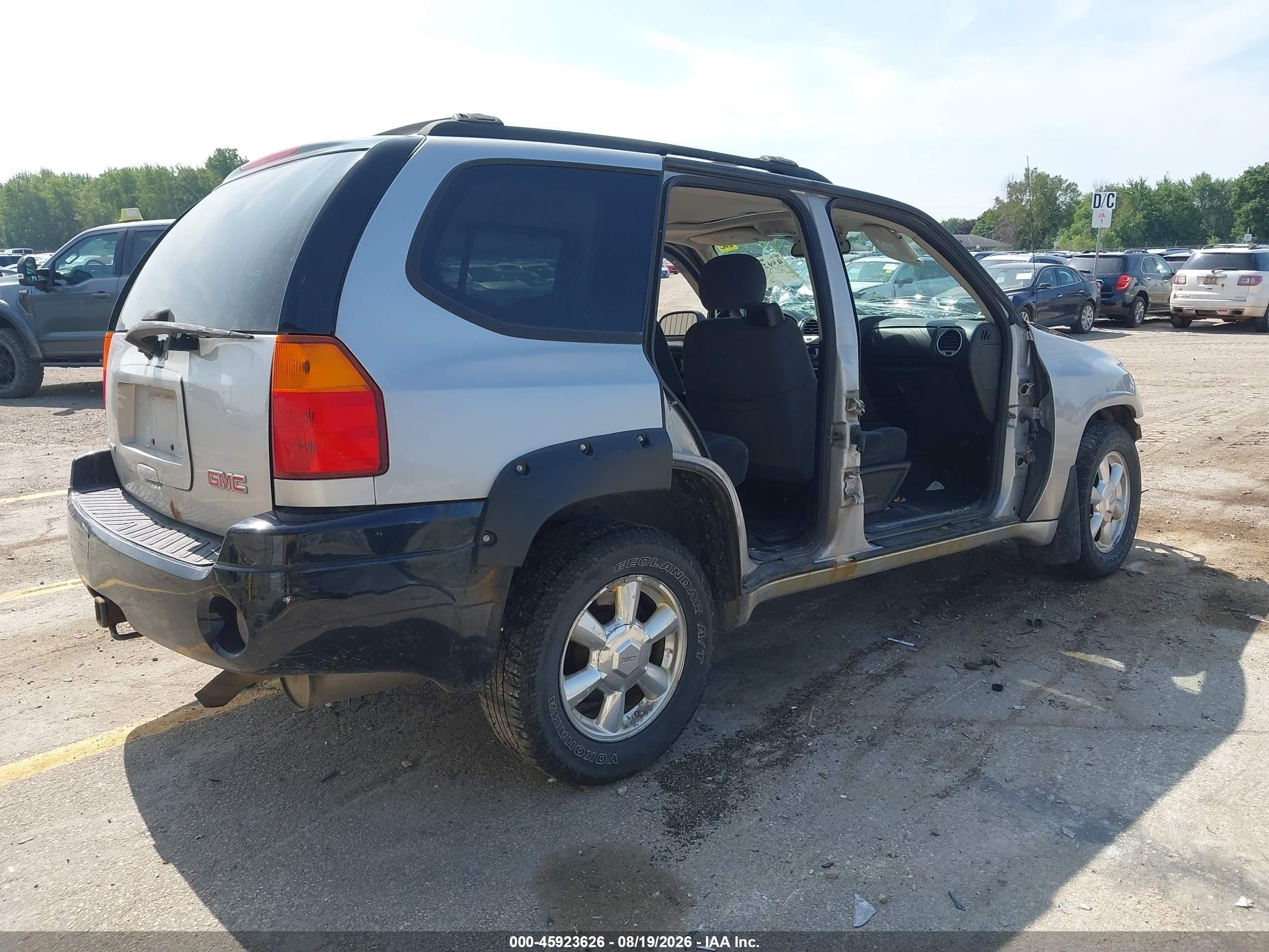 2008 Gmc Envoy Silver vin: 1GKDT13S282223995