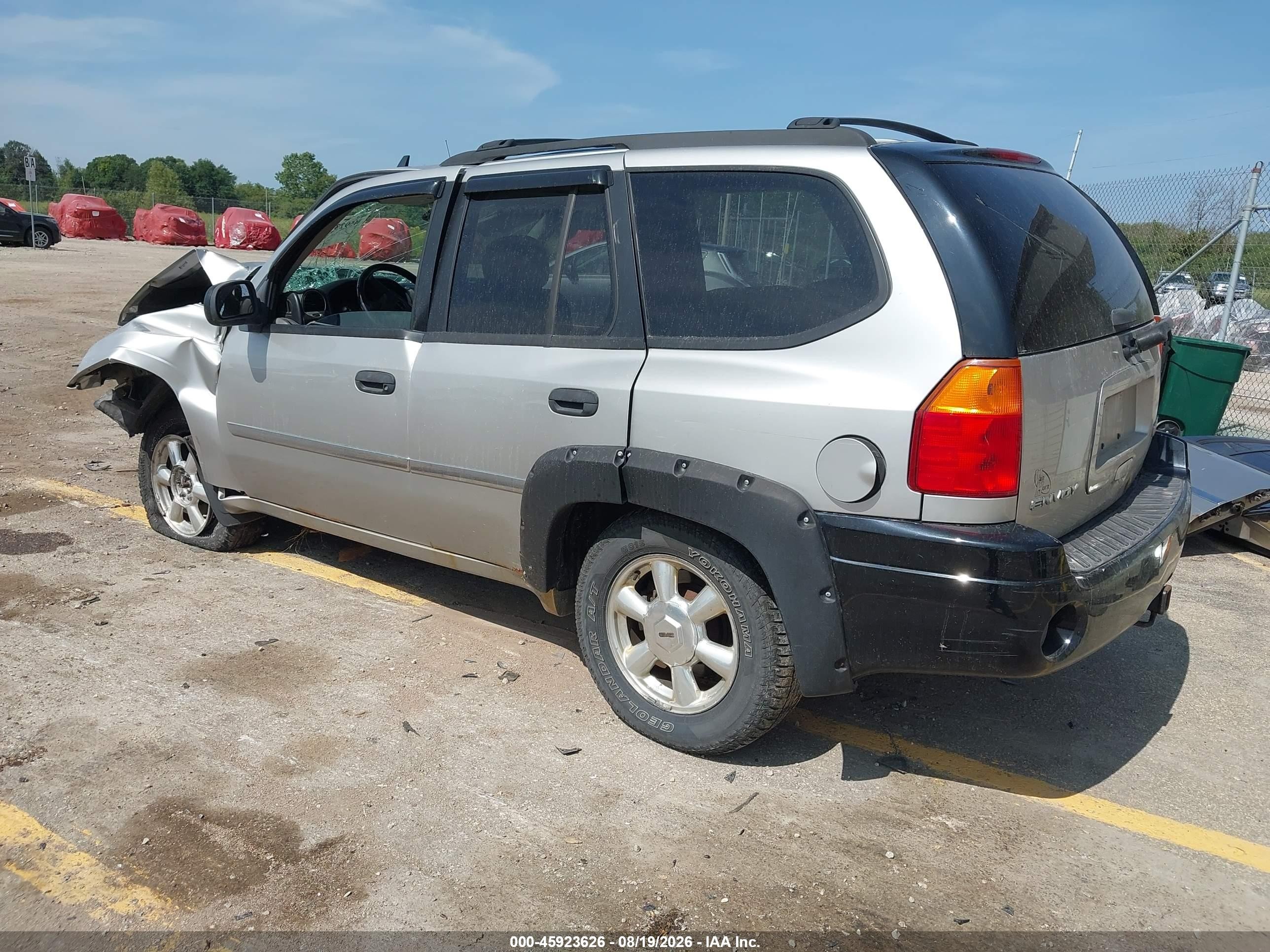 2008 Gmc Envoy Silver vin: 1GKDT13S282223995