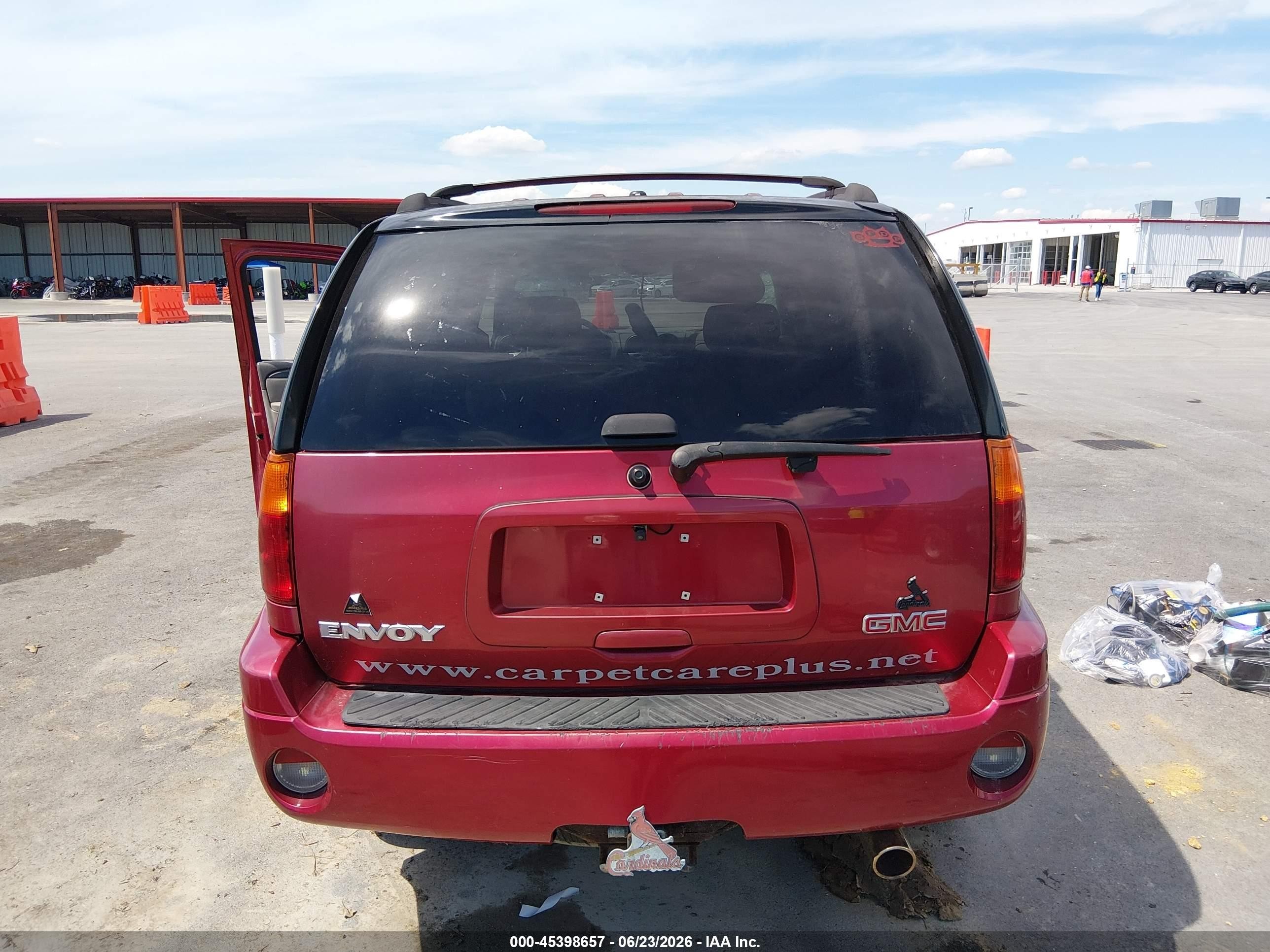 2004 Gmc Envoy Sle Red vin: 1GKDT13S342253971