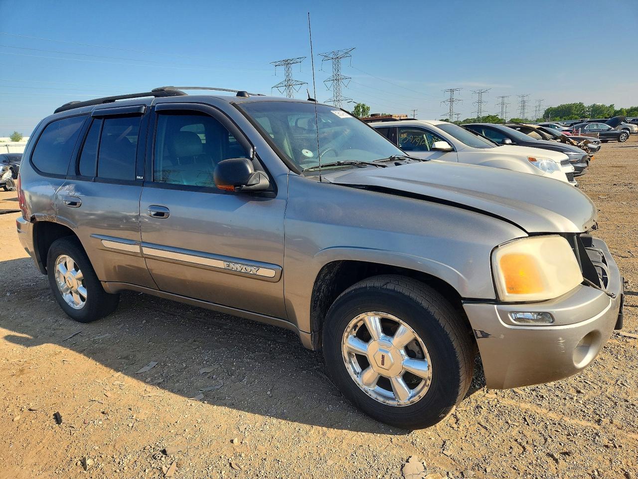 2005 Gmc Envoy Gray vin: 1GKDT13S352198519
