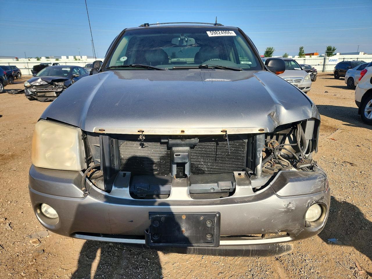 2005 Gmc Envoy Gray vin: 1GKDT13S352198519