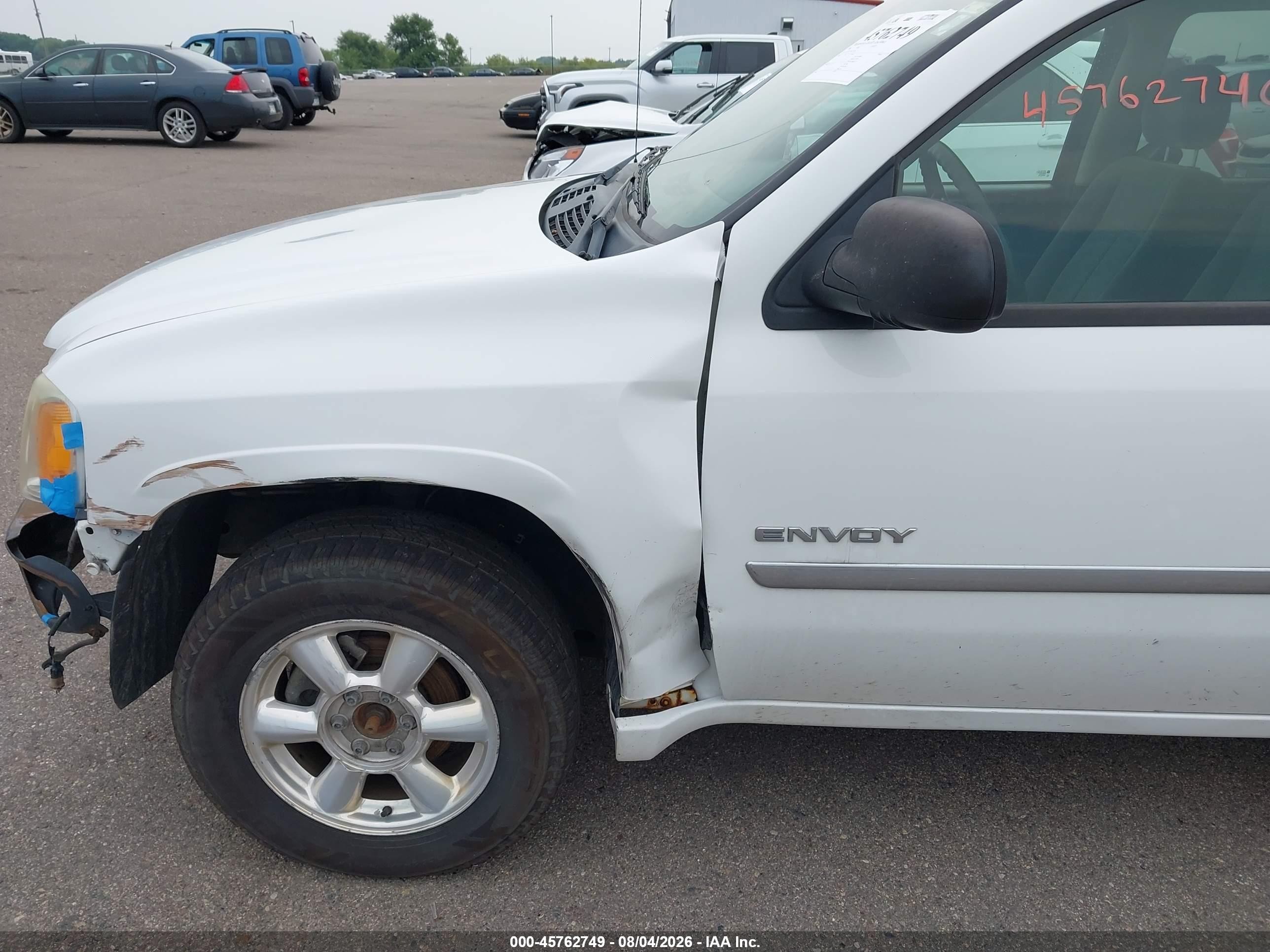 2006 Gmc Envoy Sle White vin: 1GKDT13S362210184