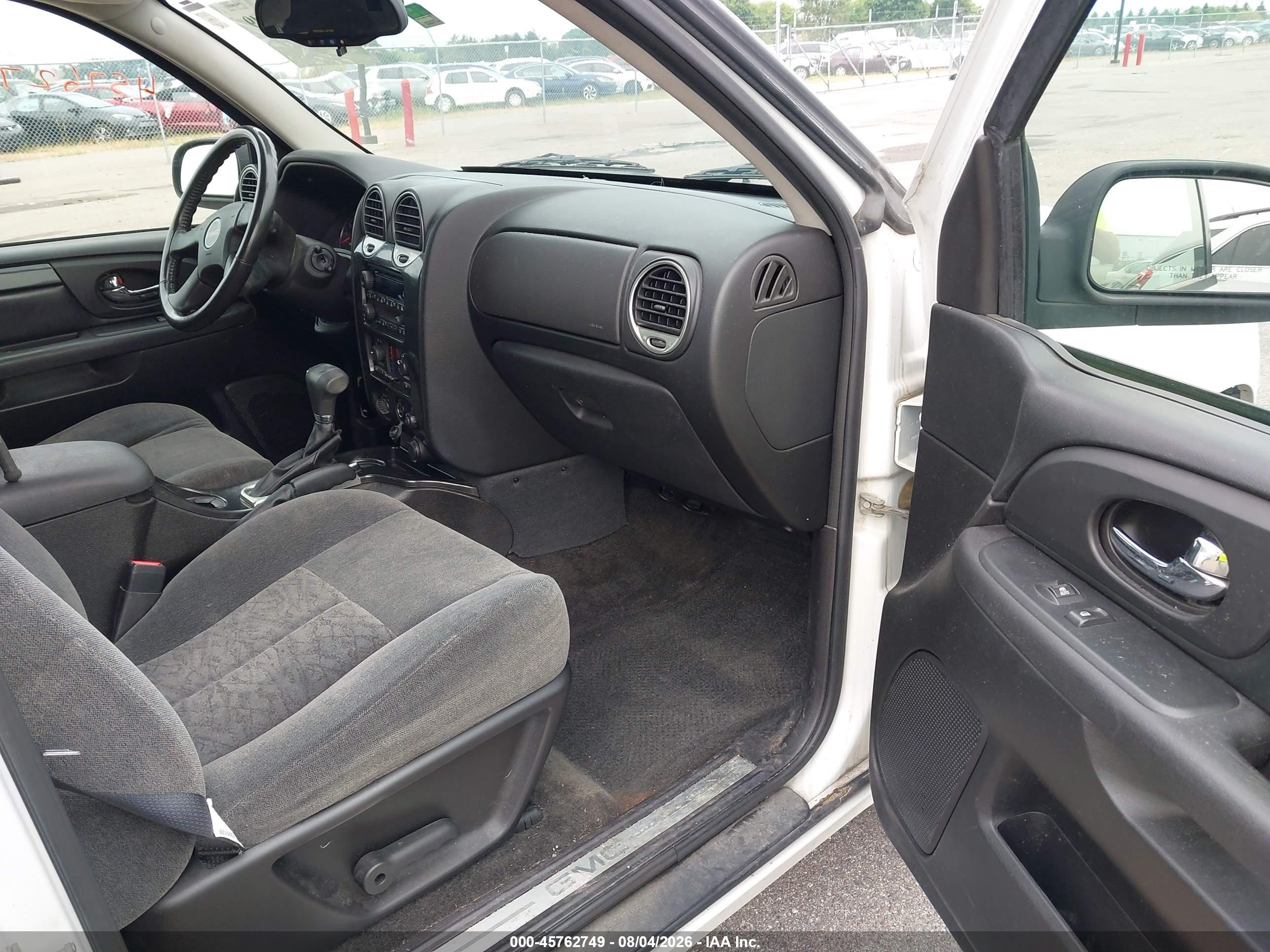 2006 Gmc Envoy Sle White vin: 1GKDT13S362210184