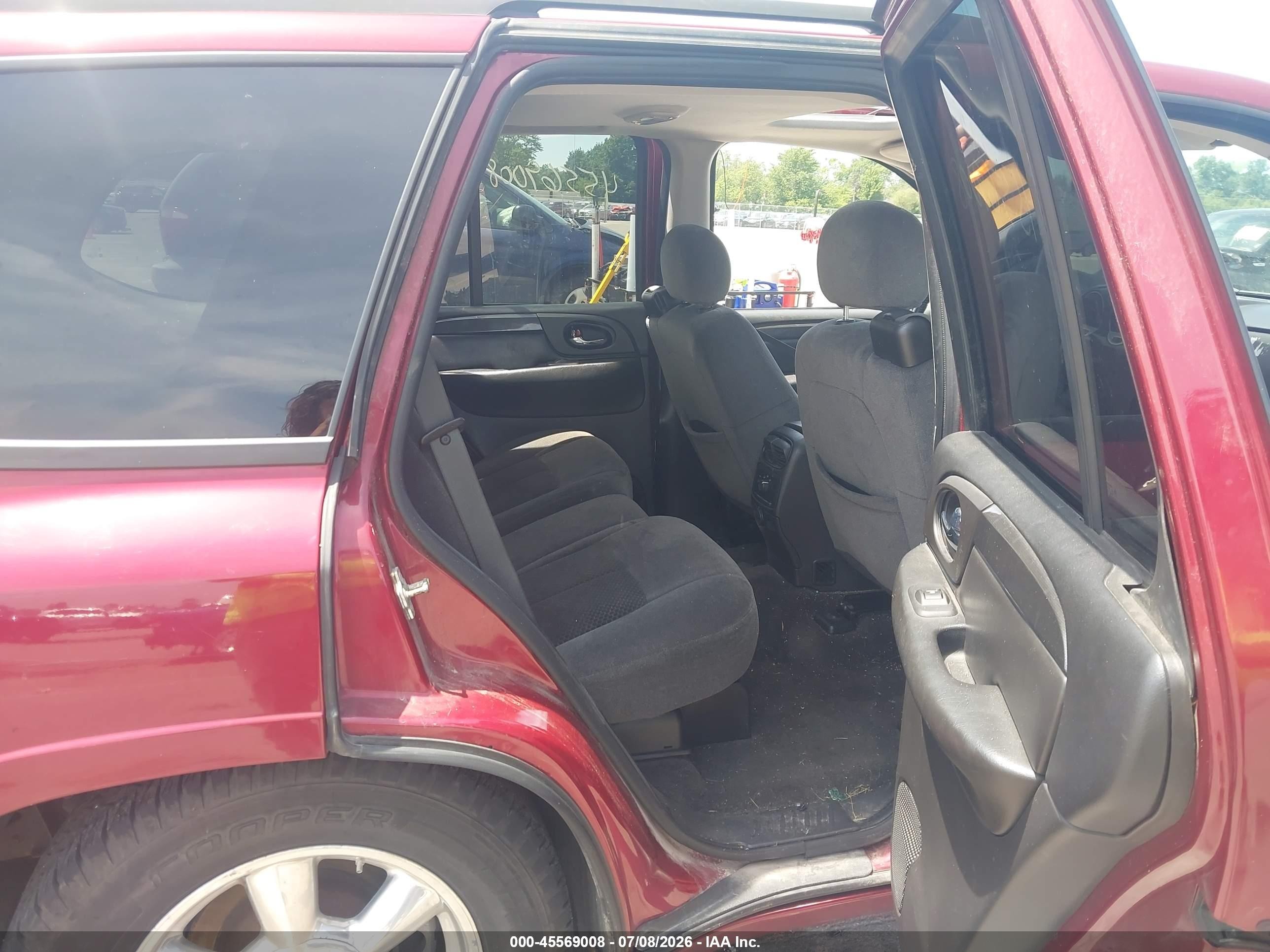 2007 Gmc Envoy Sle Commercial Burgundy vin: 1GKDT13S372159139