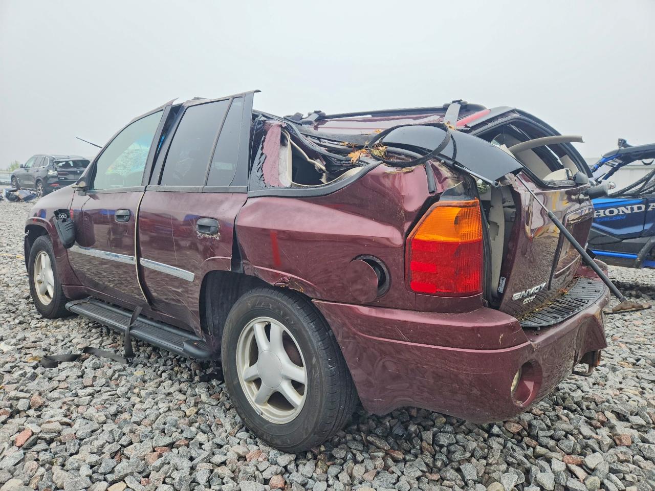 2007 Gmc Envoy Burgundy vin: 1GKDT13S372185773