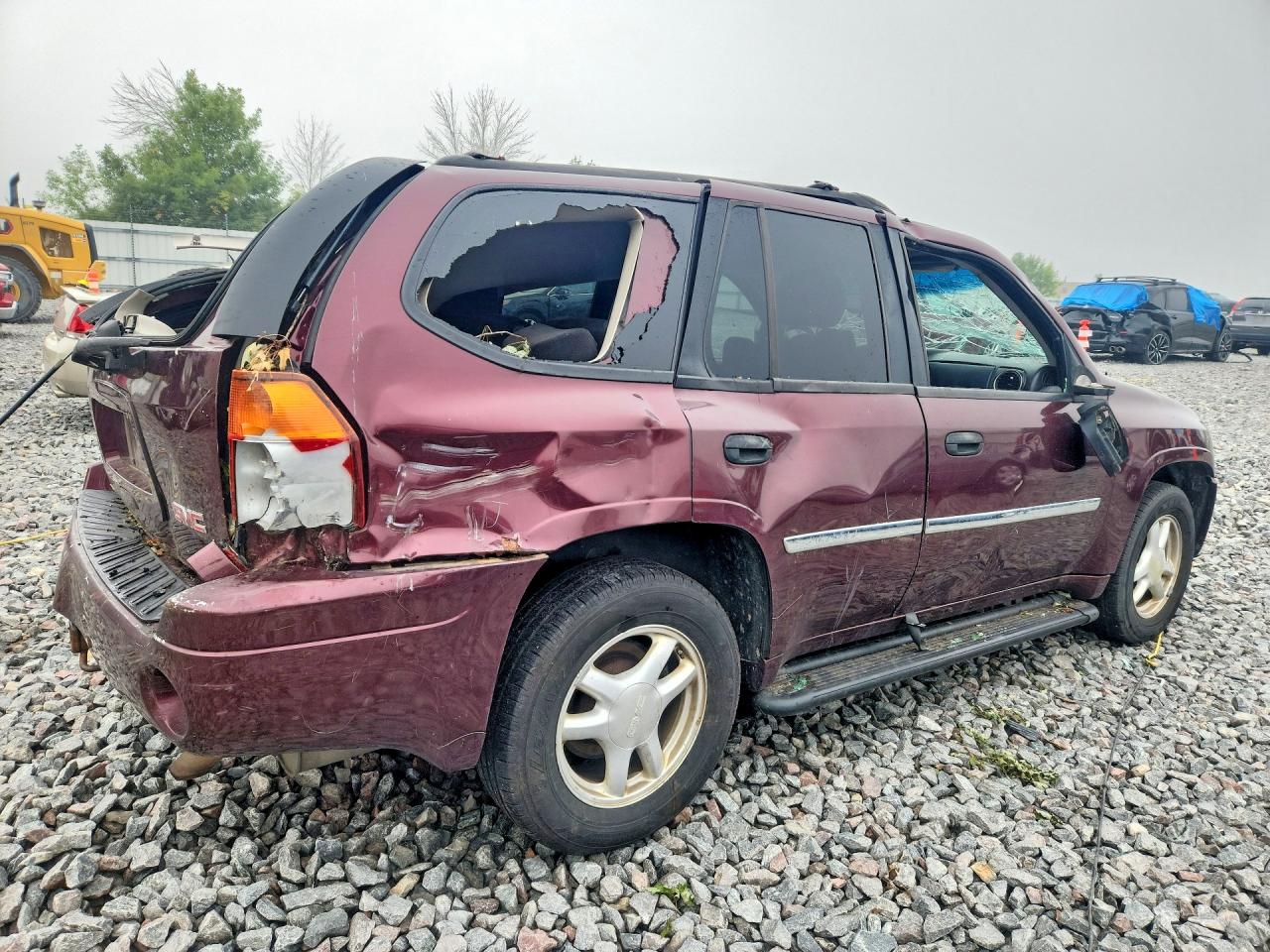 2007 Gmc Envoy Burgundy vin: 1GKDT13S372185773
