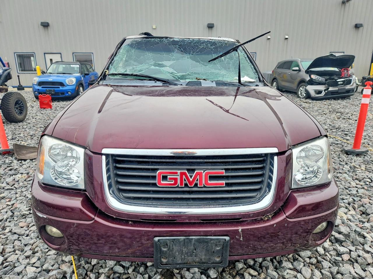 2007 Gmc Envoy Burgundy vin: 1GKDT13S372185773