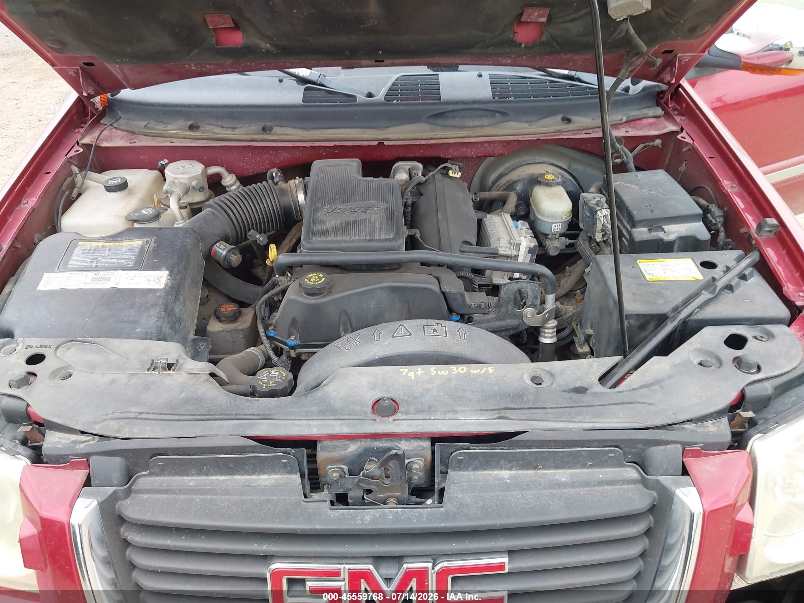 2002 Gmc Envoy Slt Red vin: 1GKDT13S422347449