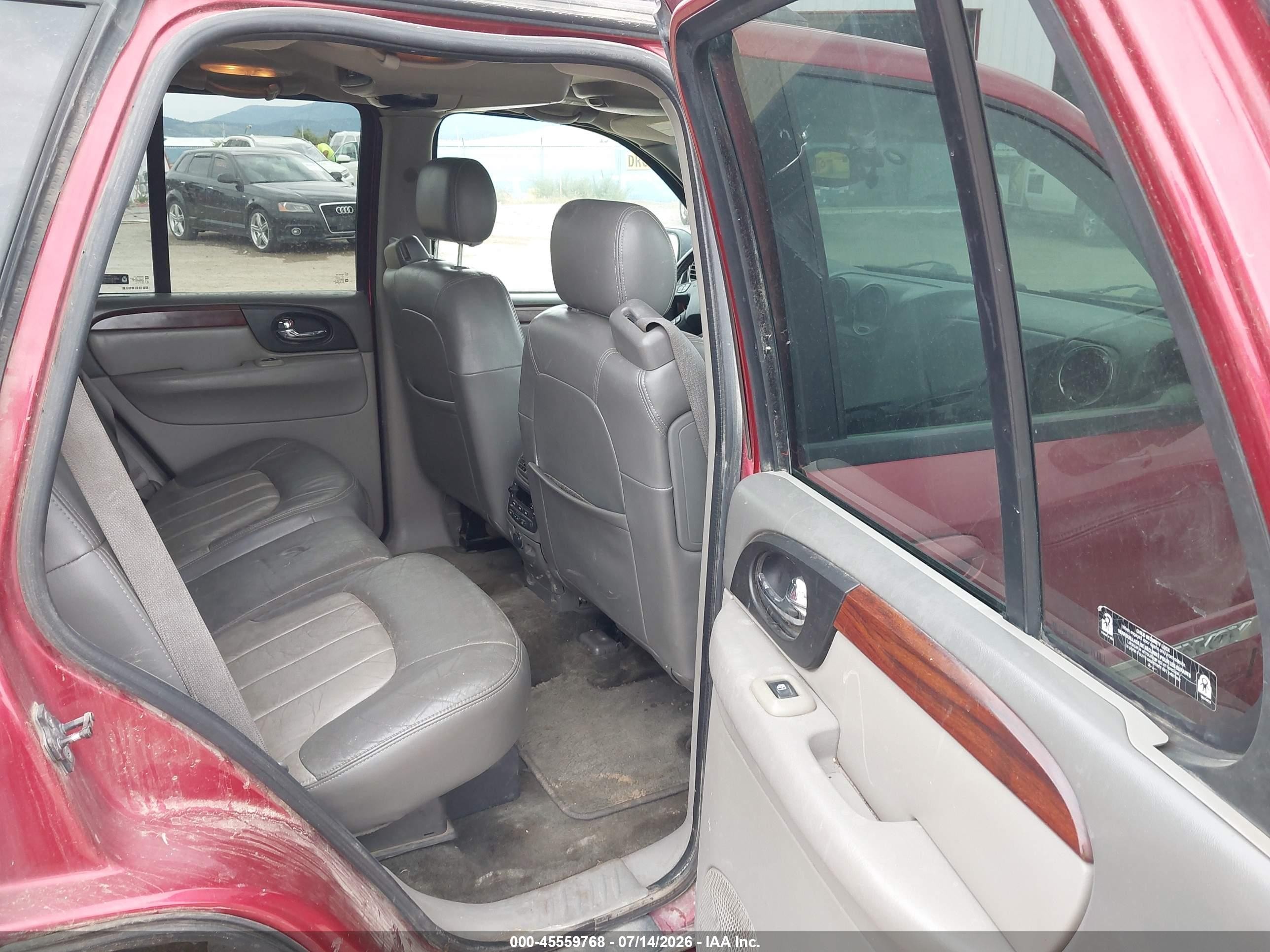 2002 Gmc Envoy Slt Red vin: 1GKDT13S422347449
