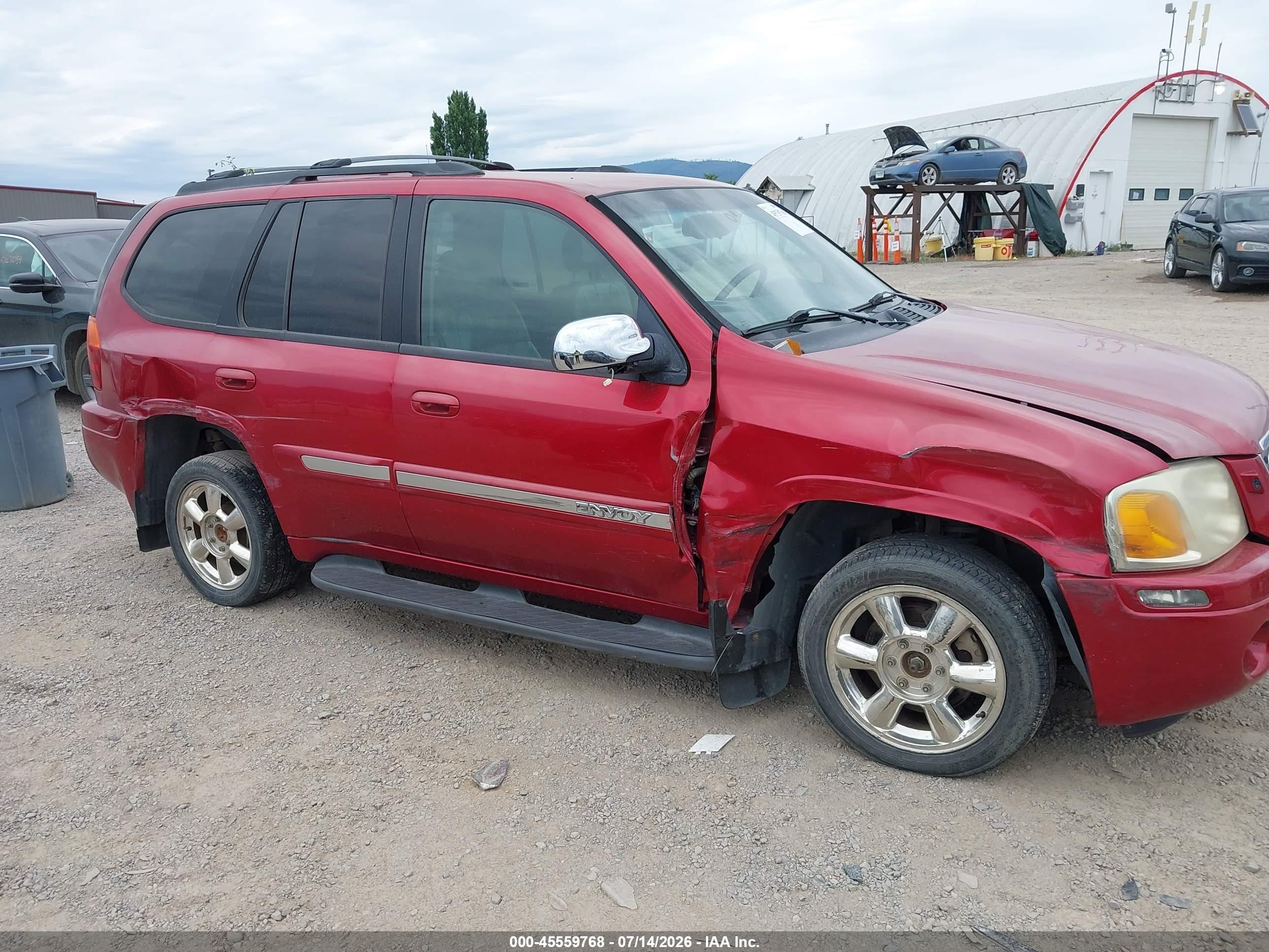 2002 Gmc Envoy Slt Red vin: 1GKDT13S422347449