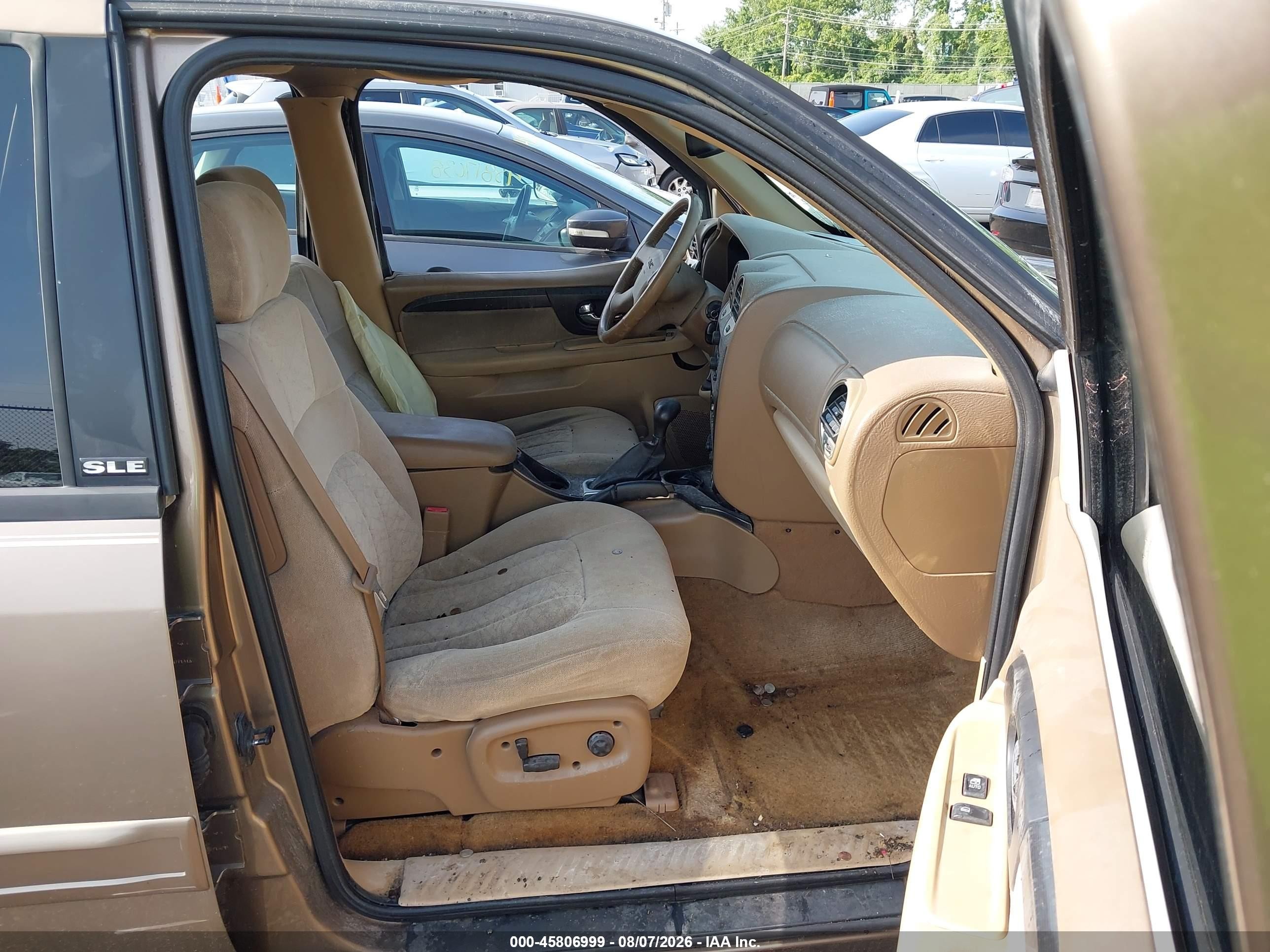 2002 Gmc Envoy Sle Коричневый vin: 1GKDT13S422358547