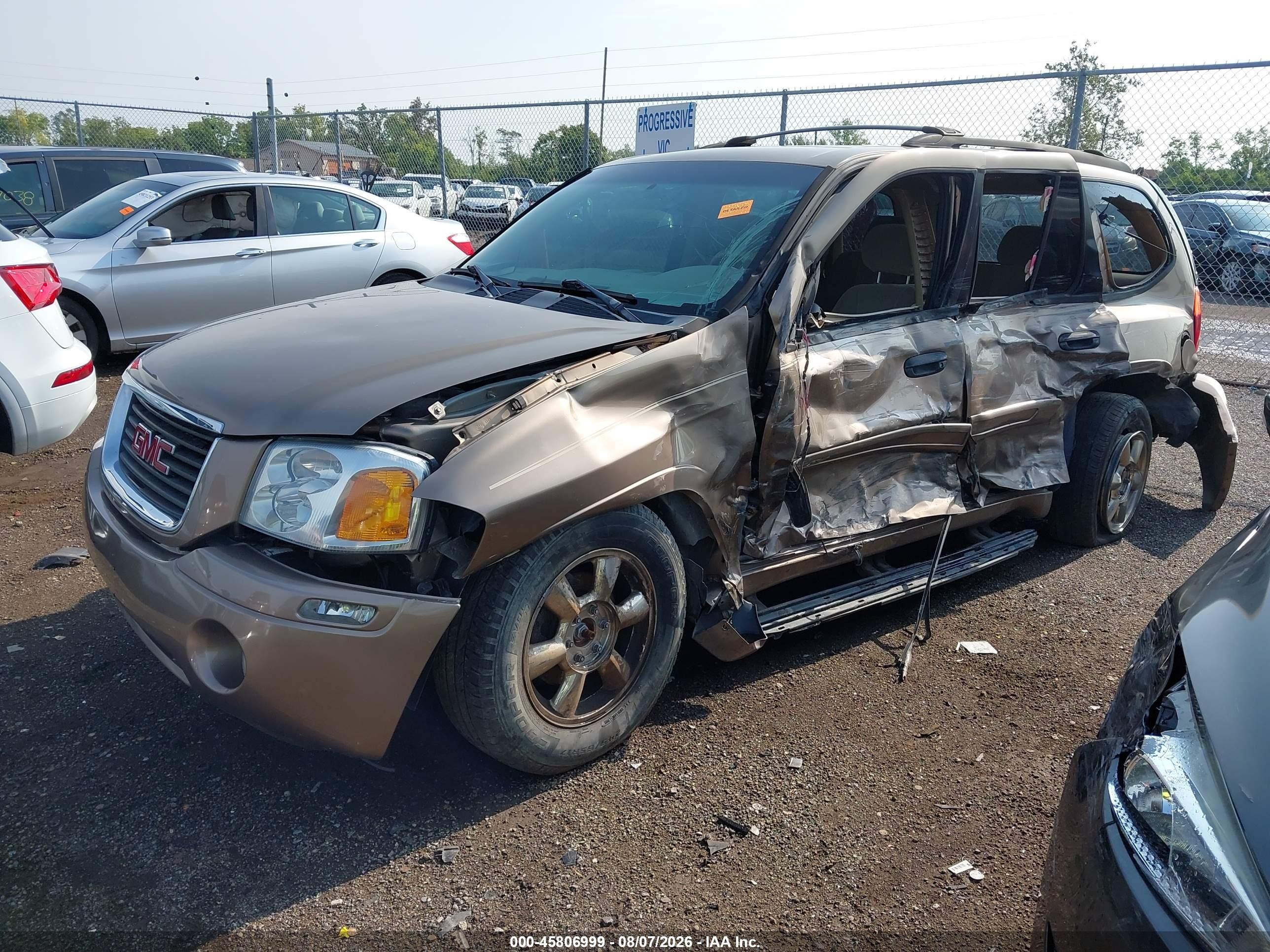 2002 Gmc Envoy Sle Коричневый vin: 1GKDT13S422358547
