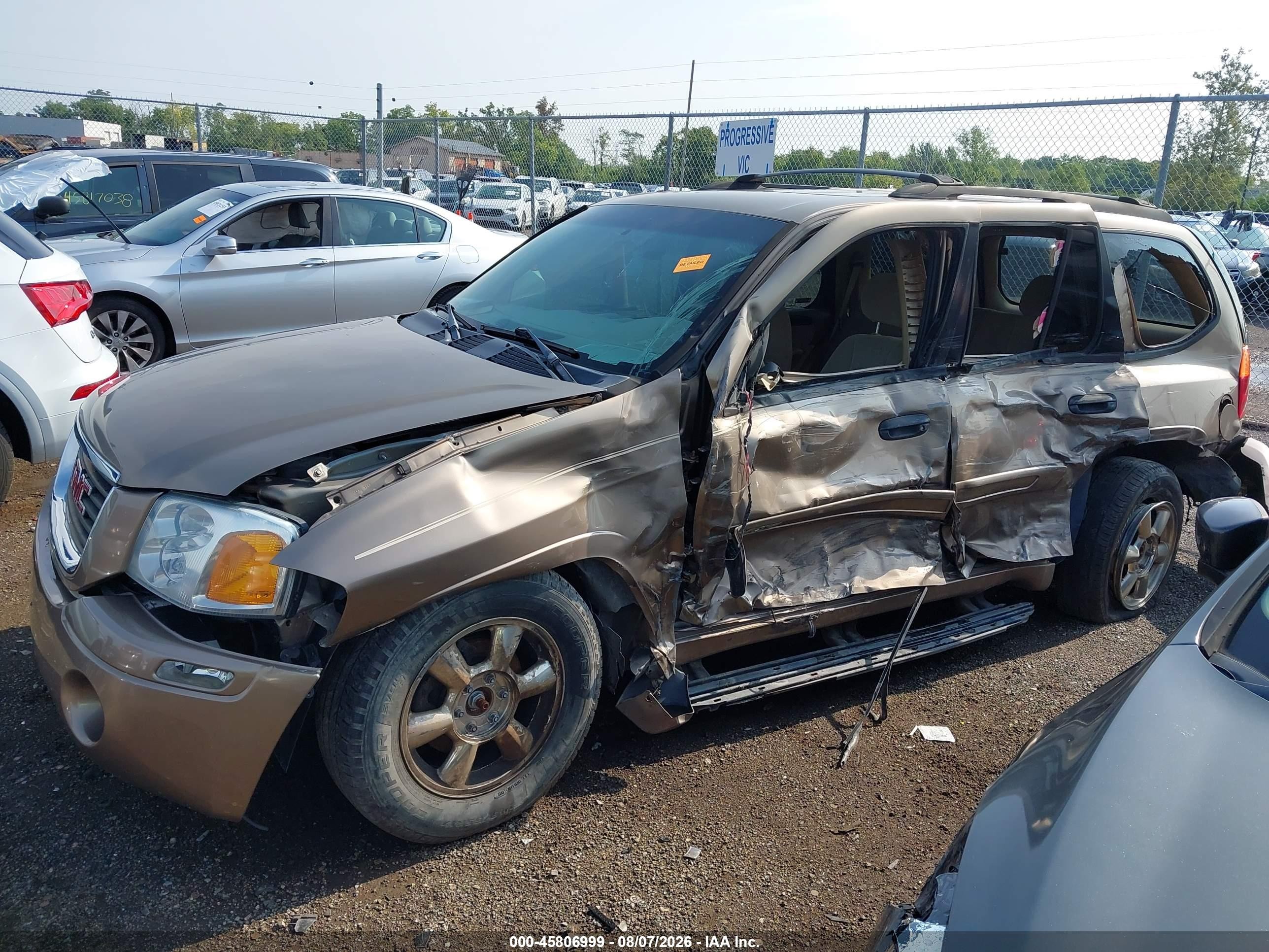 2002 Gmc Envoy Sle Коричневый vin: 1GKDT13S422358547
