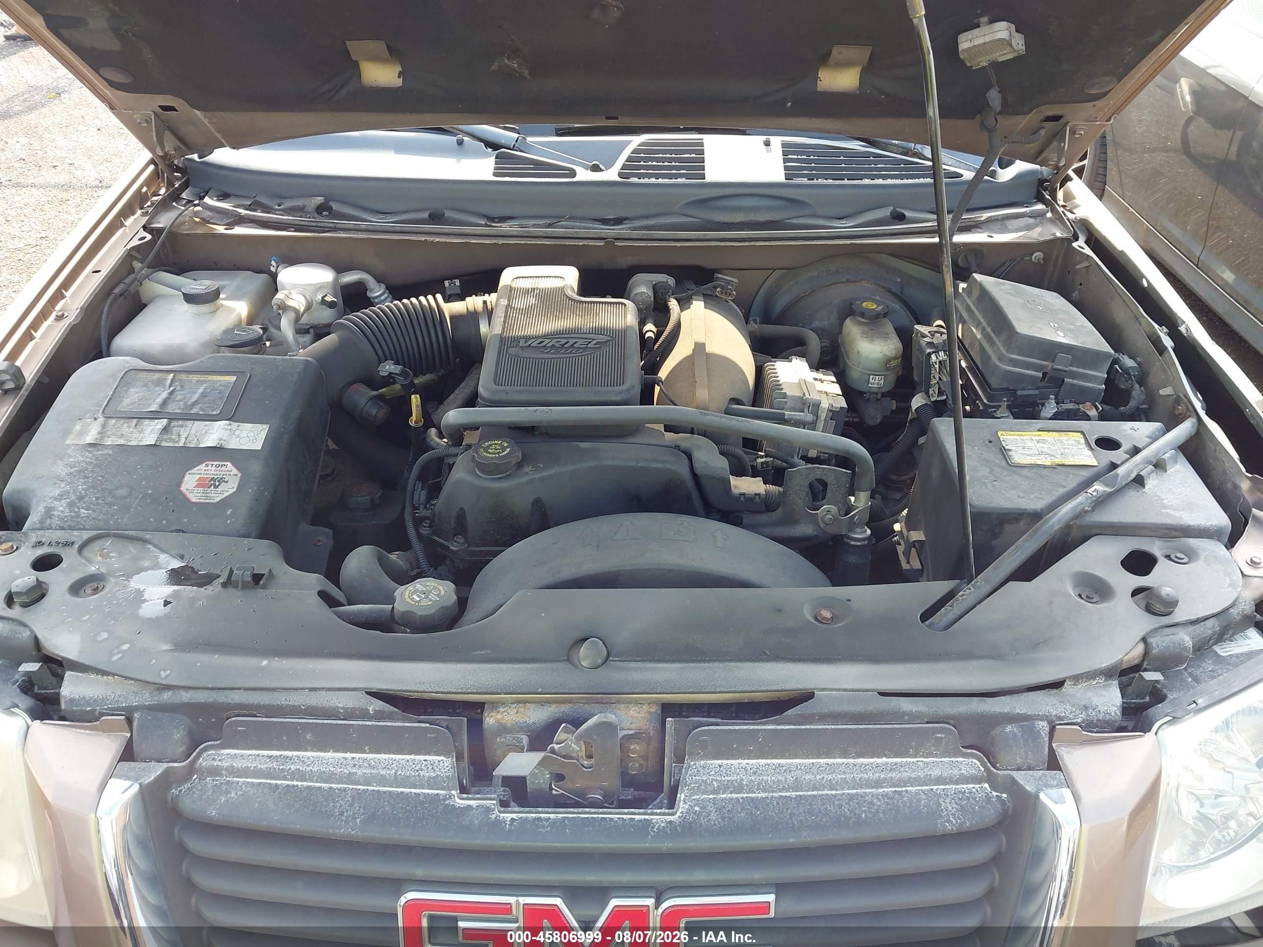 2002 Gmc Envoy Sle Коричневый vin: 1GKDT13S422358547