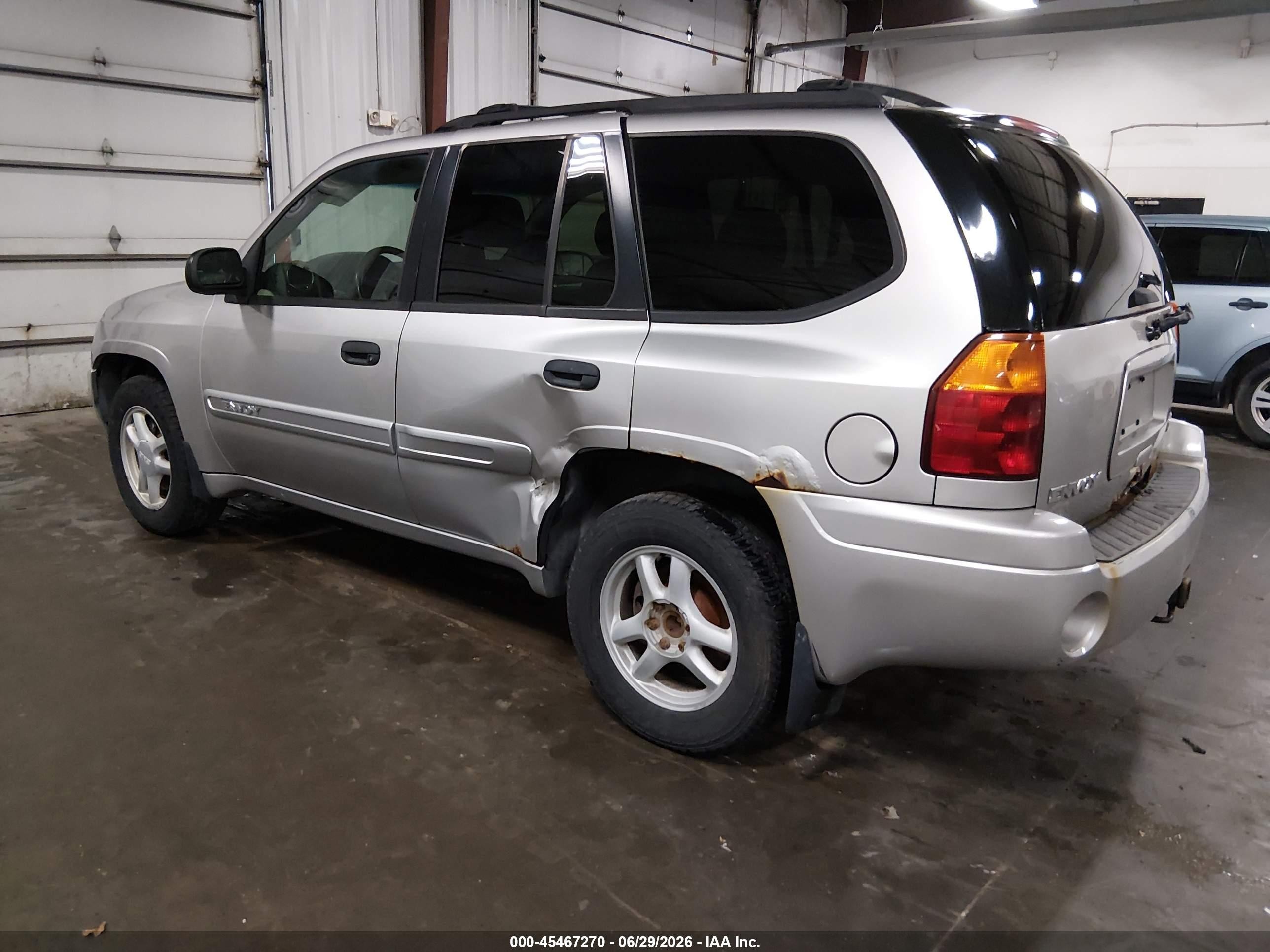 2004 Gmc Envoy Sle Silver vin: 1GKDT13S442108681
