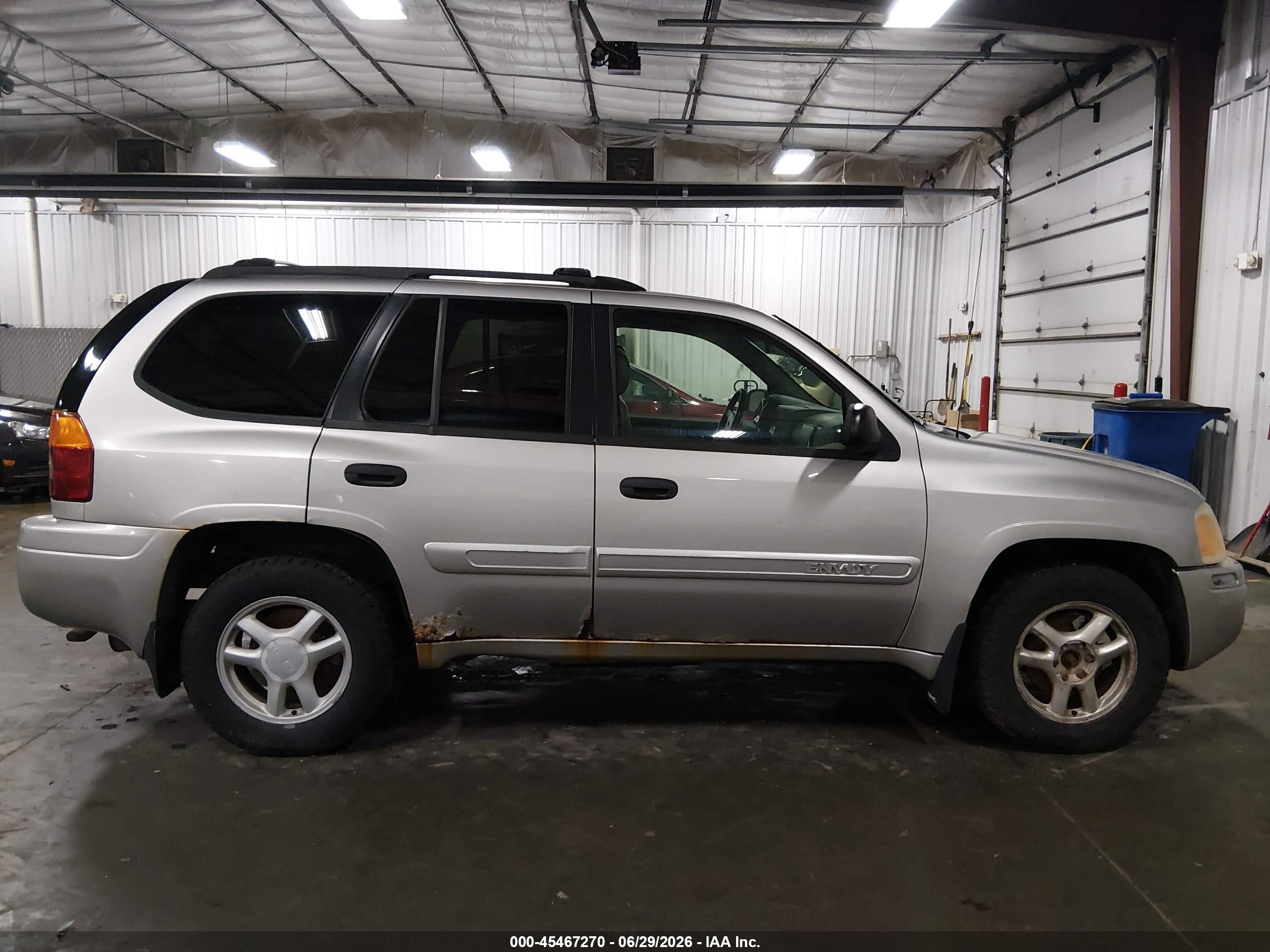 2004 Gmc Envoy Sle Silver vin: 1GKDT13S442108681