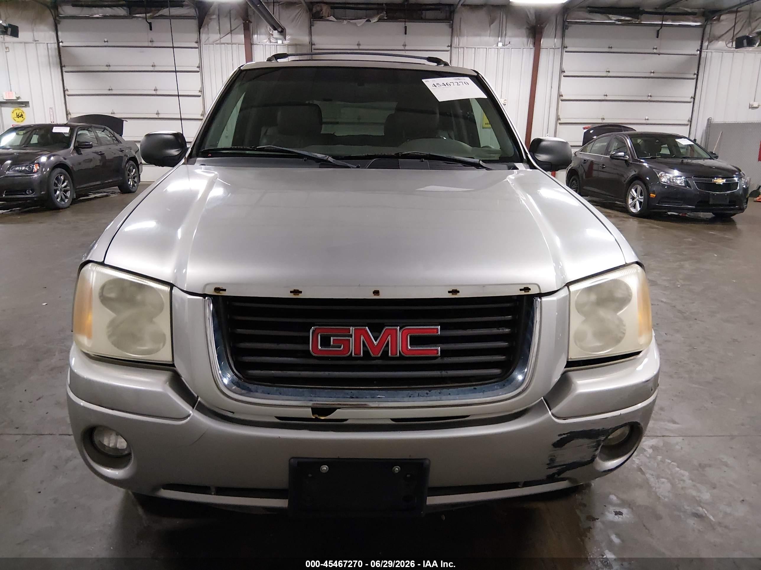 2004 Gmc Envoy Sle Silver vin: 1GKDT13S442108681